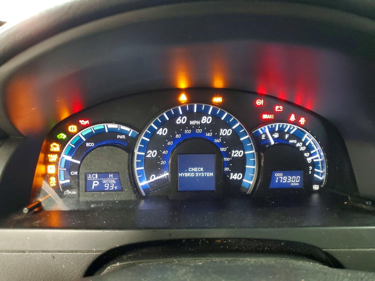 2012 Toyota Camry Hybrid Xle Blue vin: 4T1BD1FK9CU034586