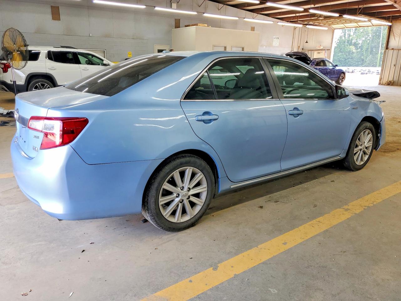 2012 Toyota Camry Hybrid Xle Blue vin: 4T1BD1FK9CU034586