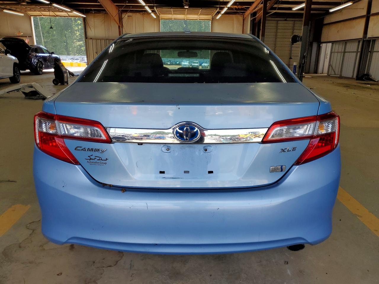 2012 Toyota Camry Hybrid Xle Blue vin: 4T1BD1FK9CU034586