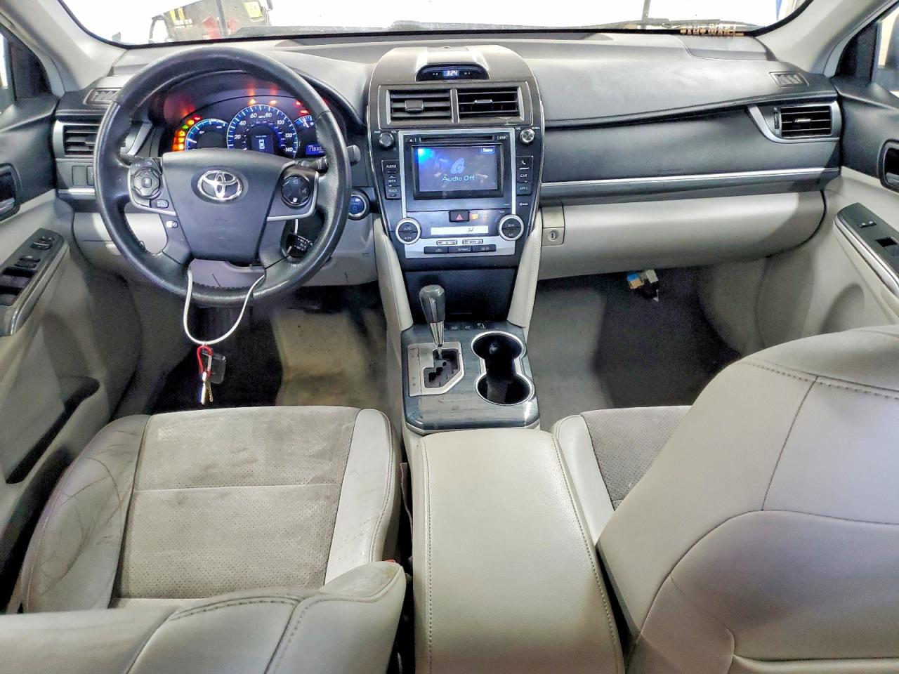 2012 Toyota Camry Hybrid Xle Blue vin: 4T1BD1FK9CU034586