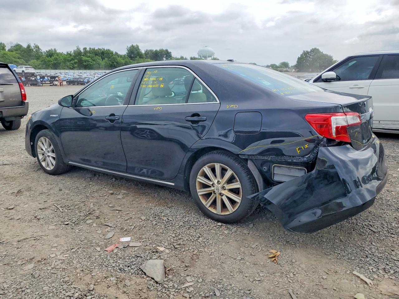 2012 Toyota Camry Hybrid Xle Черный vin: 4T1BD1FK9CU041862