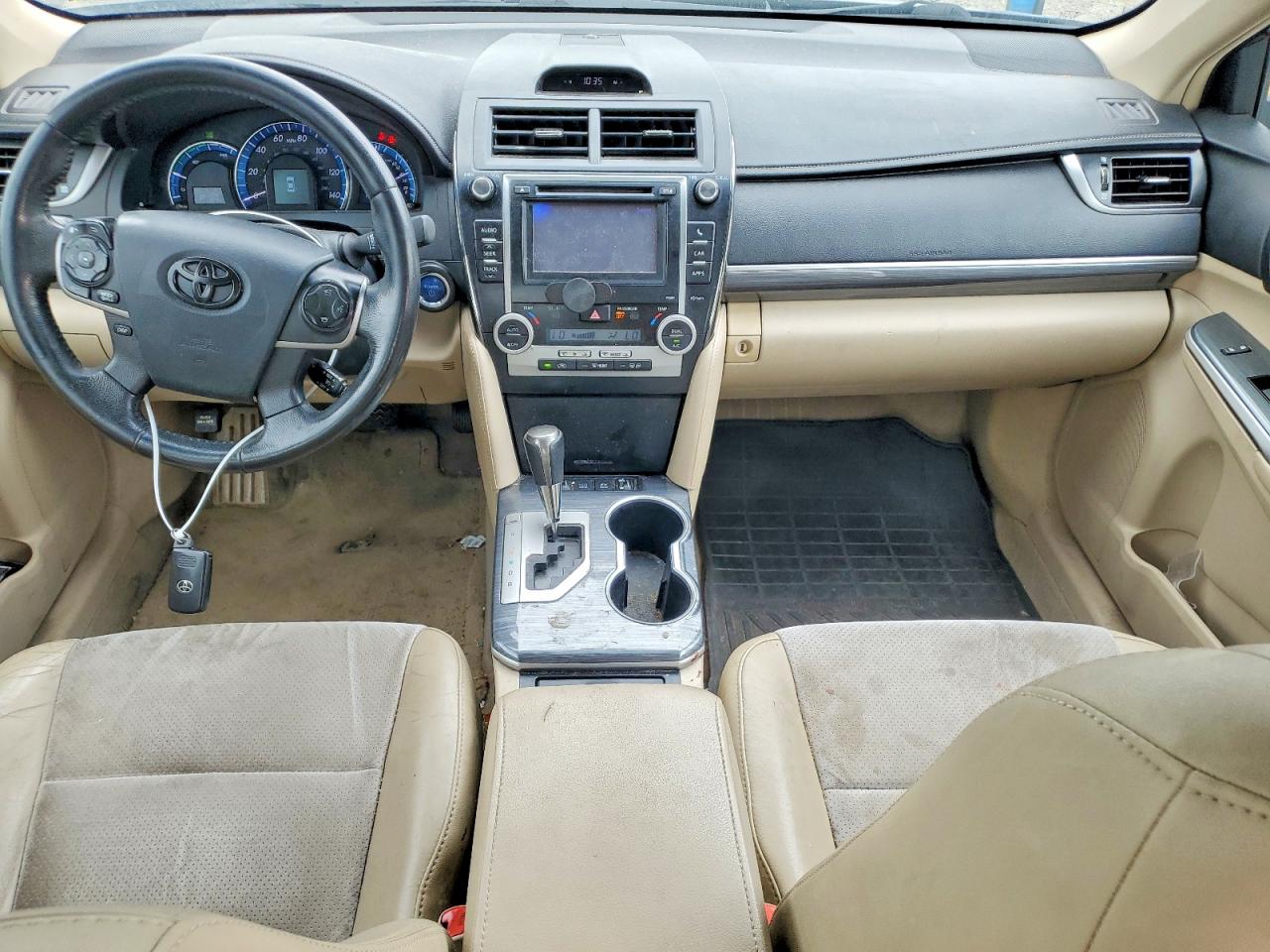 2012 Toyota Camry Hybrid Xle Черный vin: 4T1BD1FK9CU041862