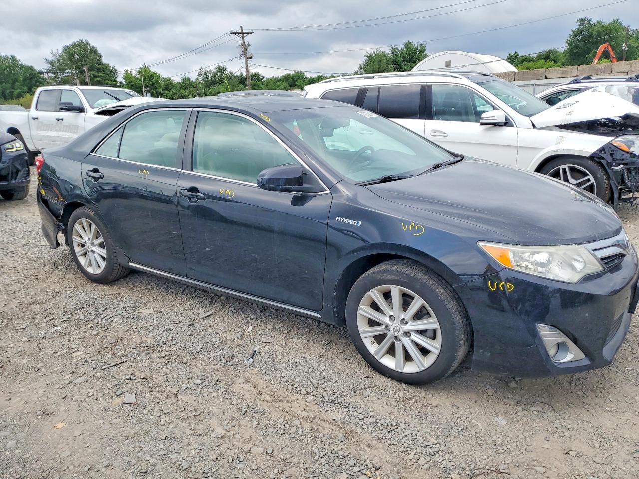 2012 Toyota Camry Hybrid Xle Черный vin: 4T1BD1FK9CU041862