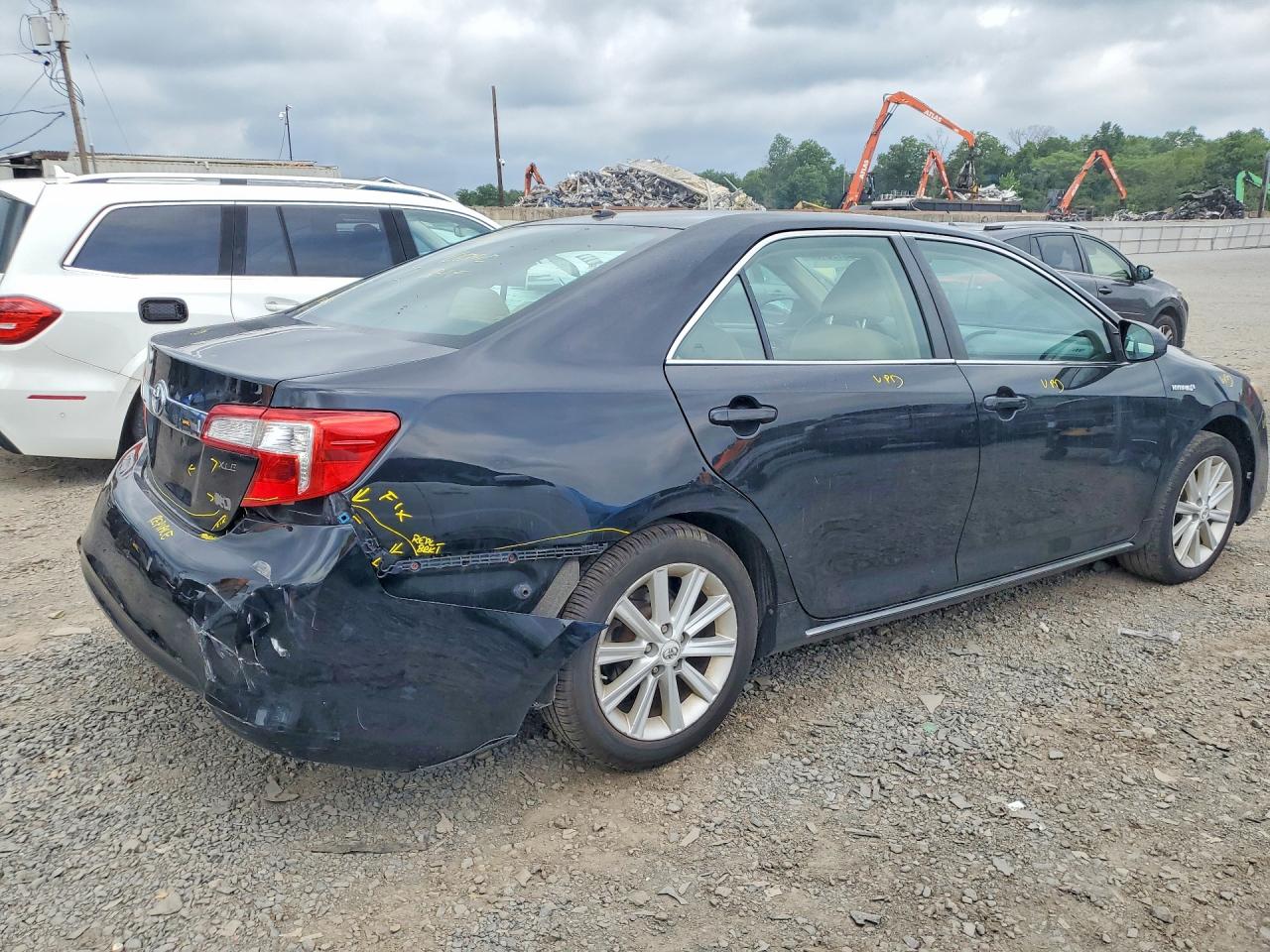 2012 Toyota Camry Hybrid Xle Черный vin: 4T1BD1FK9CU041862