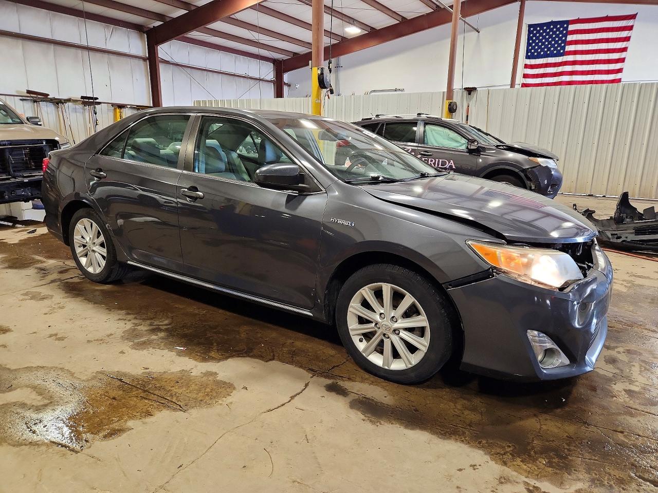 2012 Toyota Camry Hybrid Xle Gray vin: 4T1BD1FK9CU052599