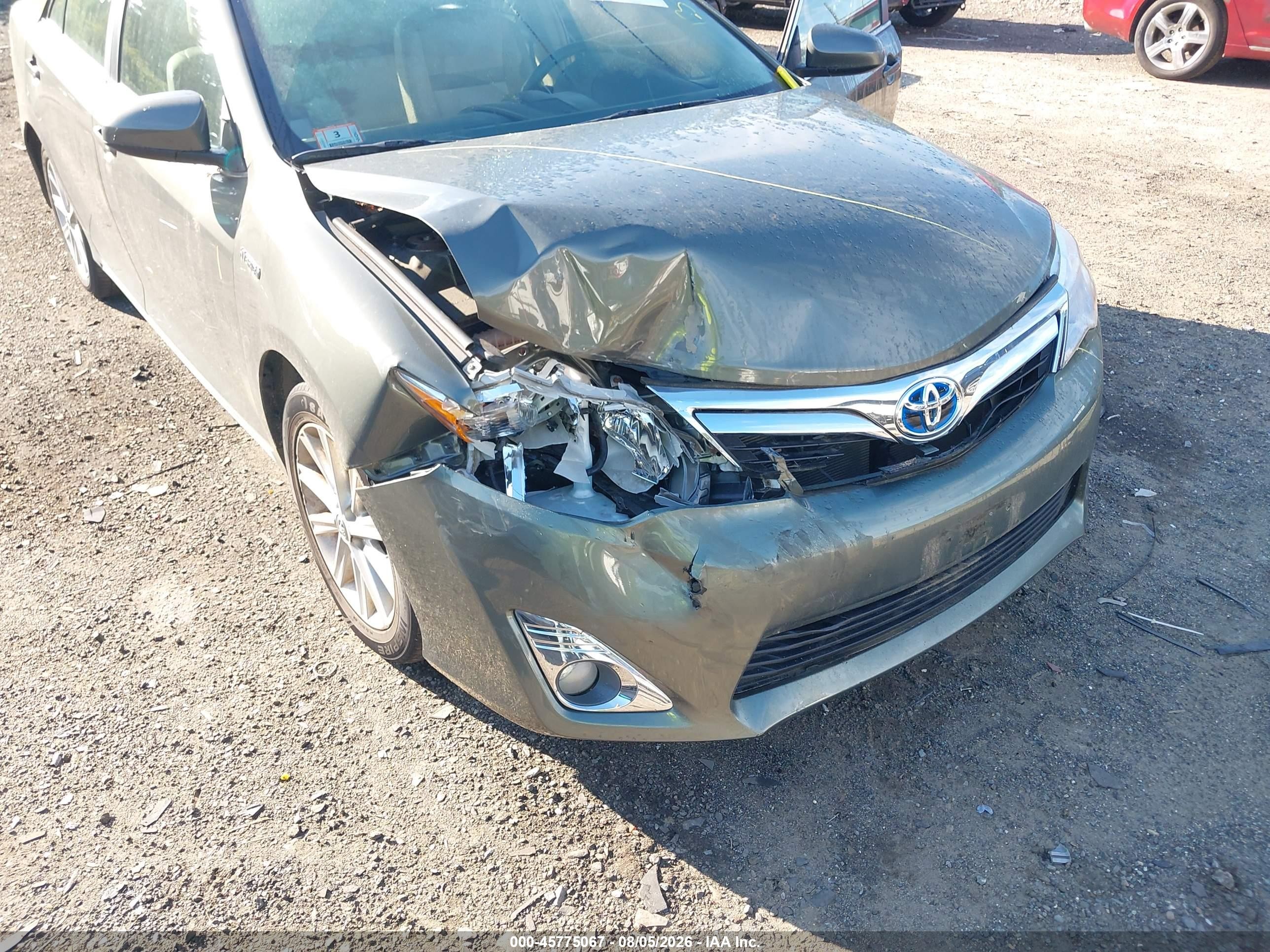 2012 Toyota Camry Hybrid Xle Green vin: 4T1BD1FK9CU053610