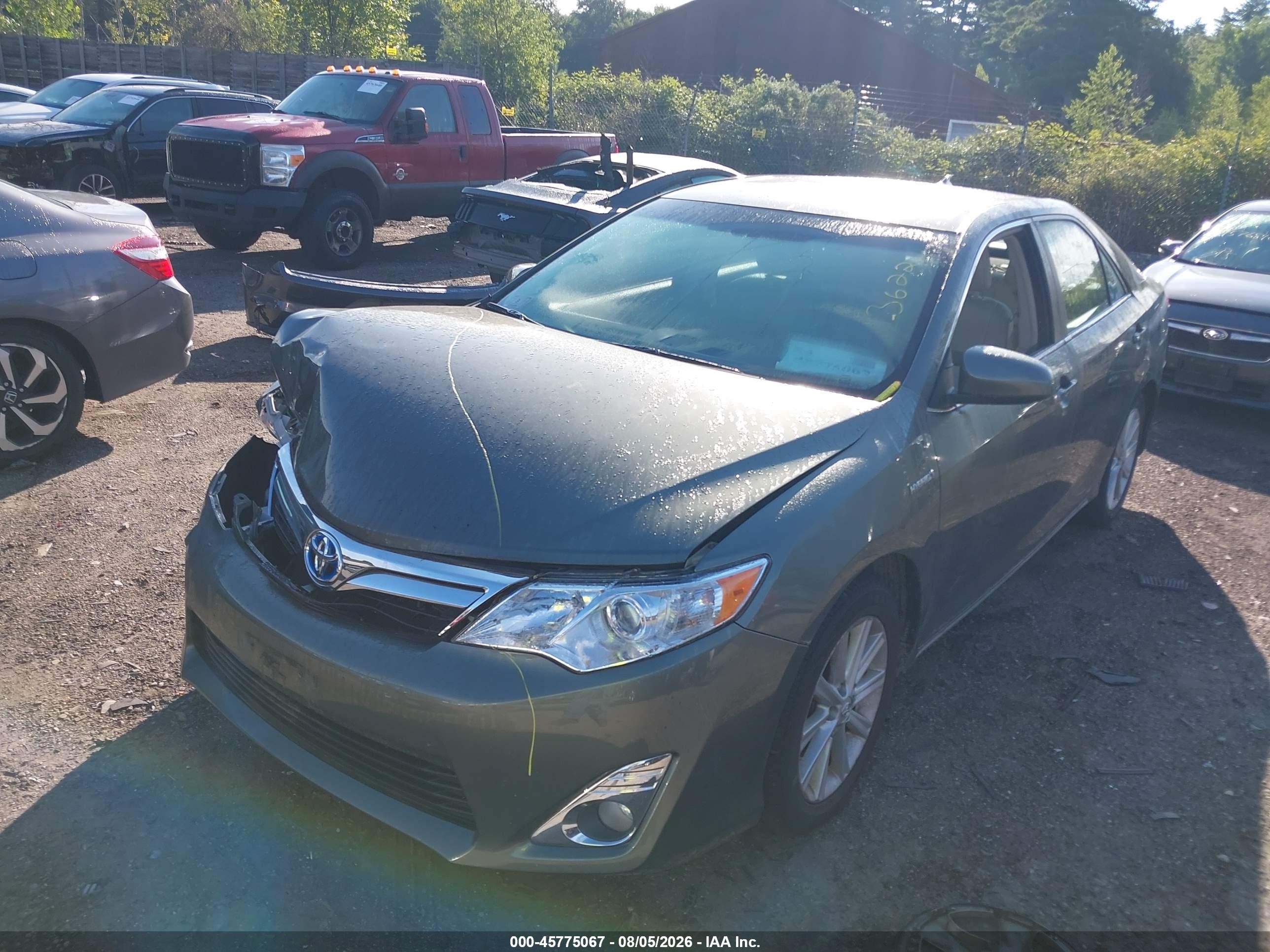 2012 Toyota Camry Hybrid Xle Green vin: 4T1BD1FK9CU053610