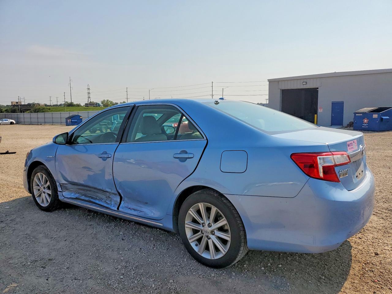 2012 Toyota Camry Hybrid Xle Blue vin: 4T1BD1FK9CU057026