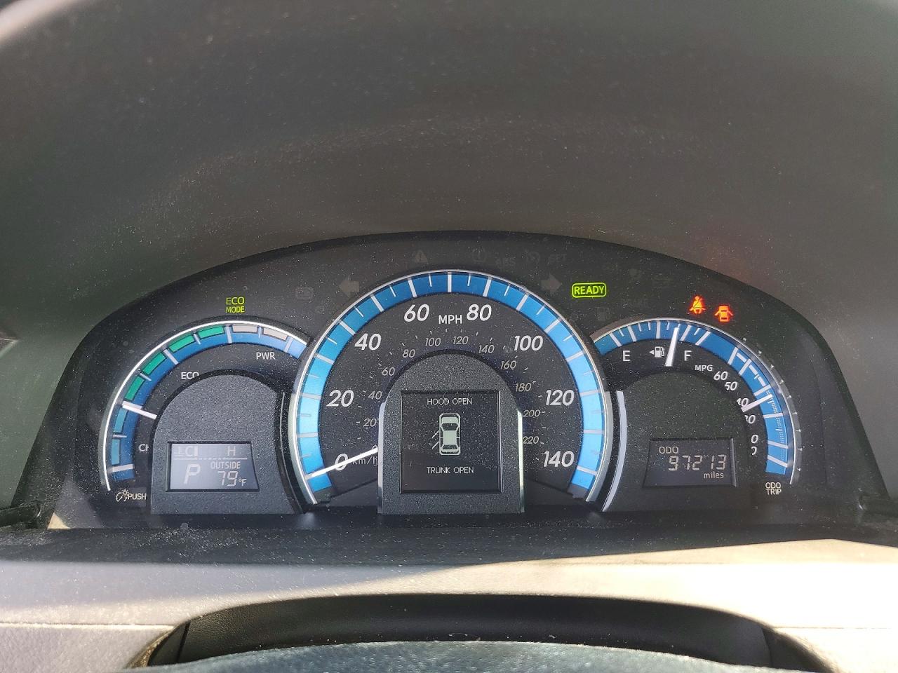 2012 Toyota Camry Hybrid Xle Blue vin: 4T1BD1FK9CU057026