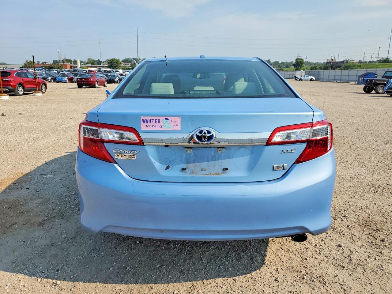 2012 Toyota Camry Hybrid Xle Blue vin: 4T1BD1FK9CU057026