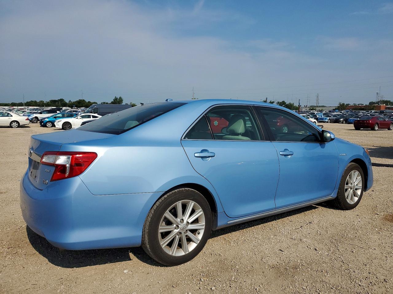 2012 Toyota Camry Hybrid Xle Blue vin: 4T1BD1FK9CU057026