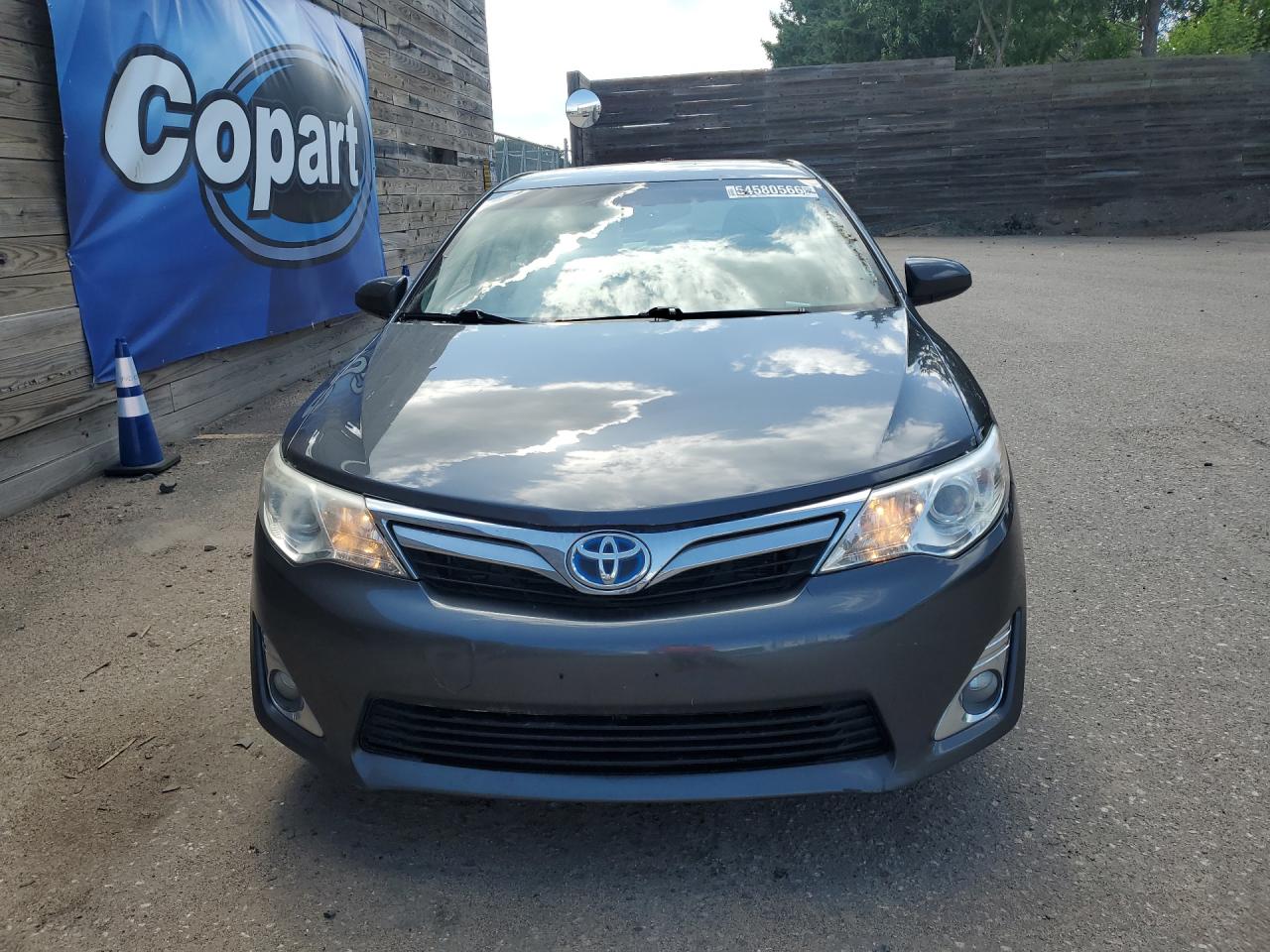 2012 Toyota Camry Hybrid Xle Gray vin: 4T1BD1FK9CU058421 Damage: Left Head Lamp, Faded, Acceptable