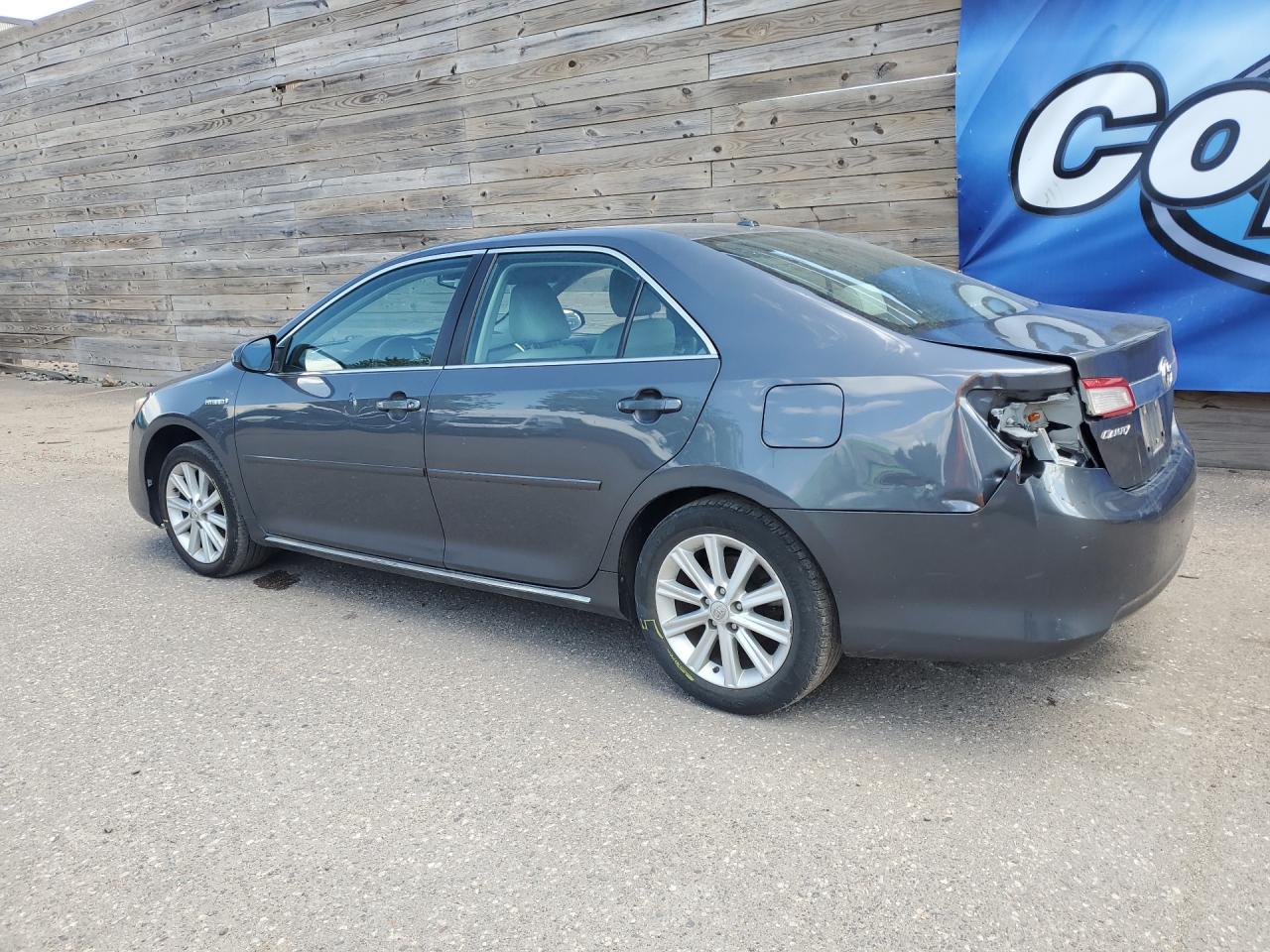 2012 Toyota Camry Hybrid Xle Gray vin: 4T1BD1FK9CU058421 Damage: Left Qtr Panel, Dent(S) W/ Paint Dmg, > 12 Inches