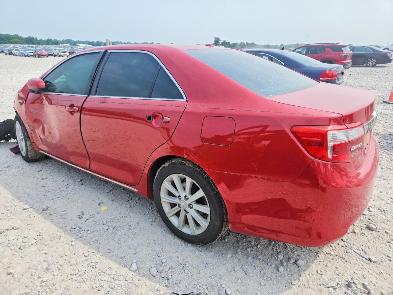 2012 Toyota Camry Hybrid Xle Red vin: 4T1BD1FK9CU058743