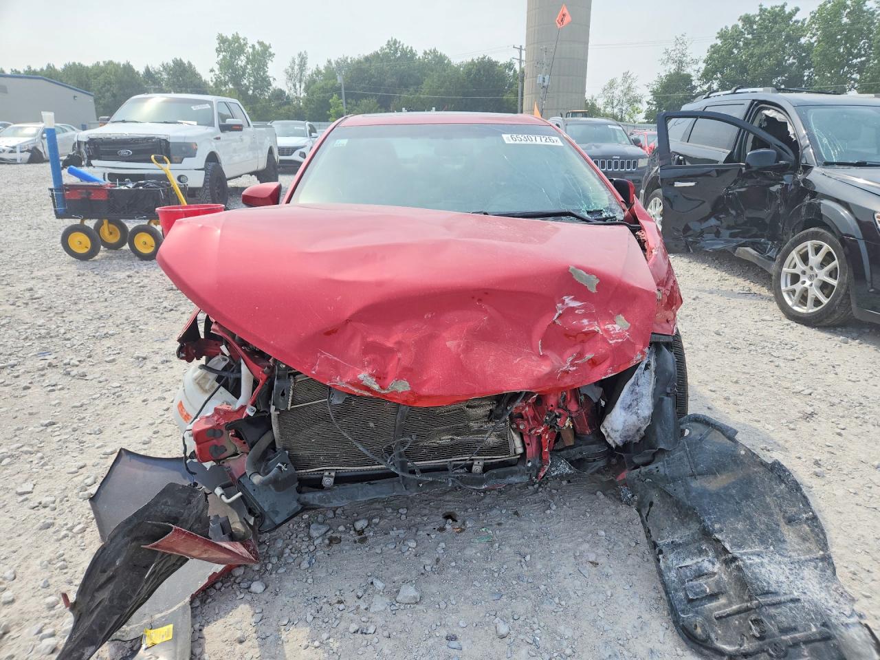 2012 Toyota Camry Hybrid Xle Red vin: 4T1BD1FK9CU058743