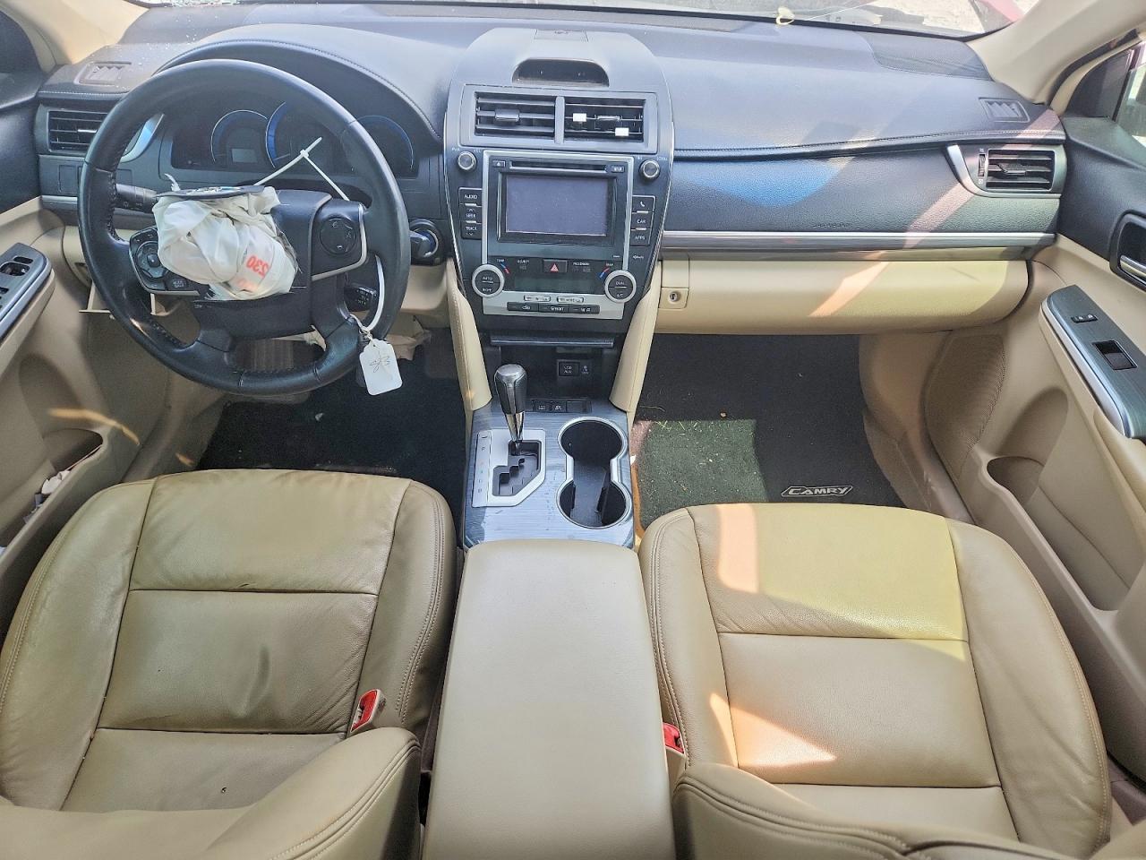 2012 Toyota Camry Hybrid Xle Red vin: 4T1BD1FK9CU058743