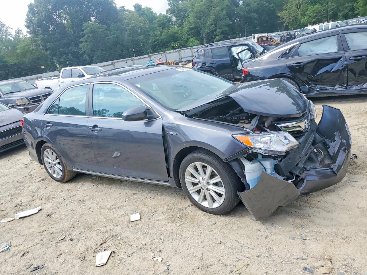 2012 Toyota Camry Hybrid Xle Gray vin: 4T1BD1FK9CU060783