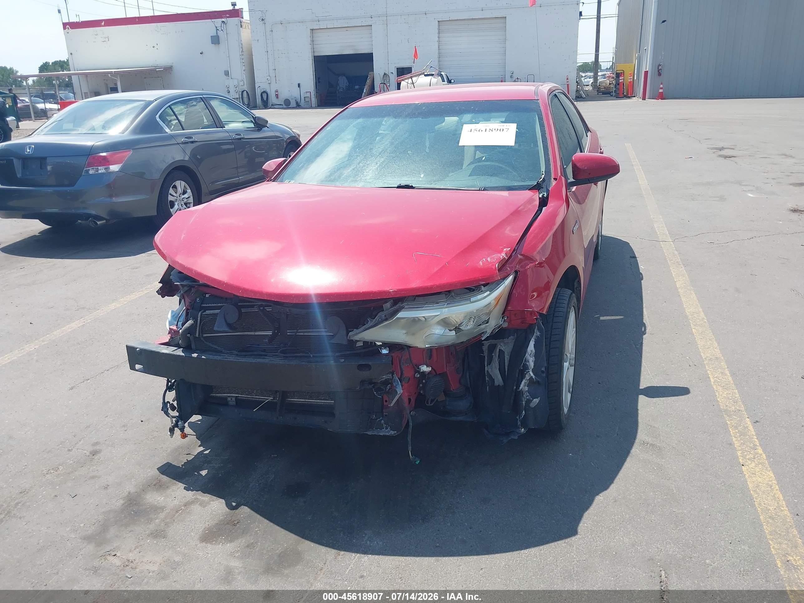 2012 Toyota Camry Hybrid Xle Red vin: 4T1BD1FK9CU061349