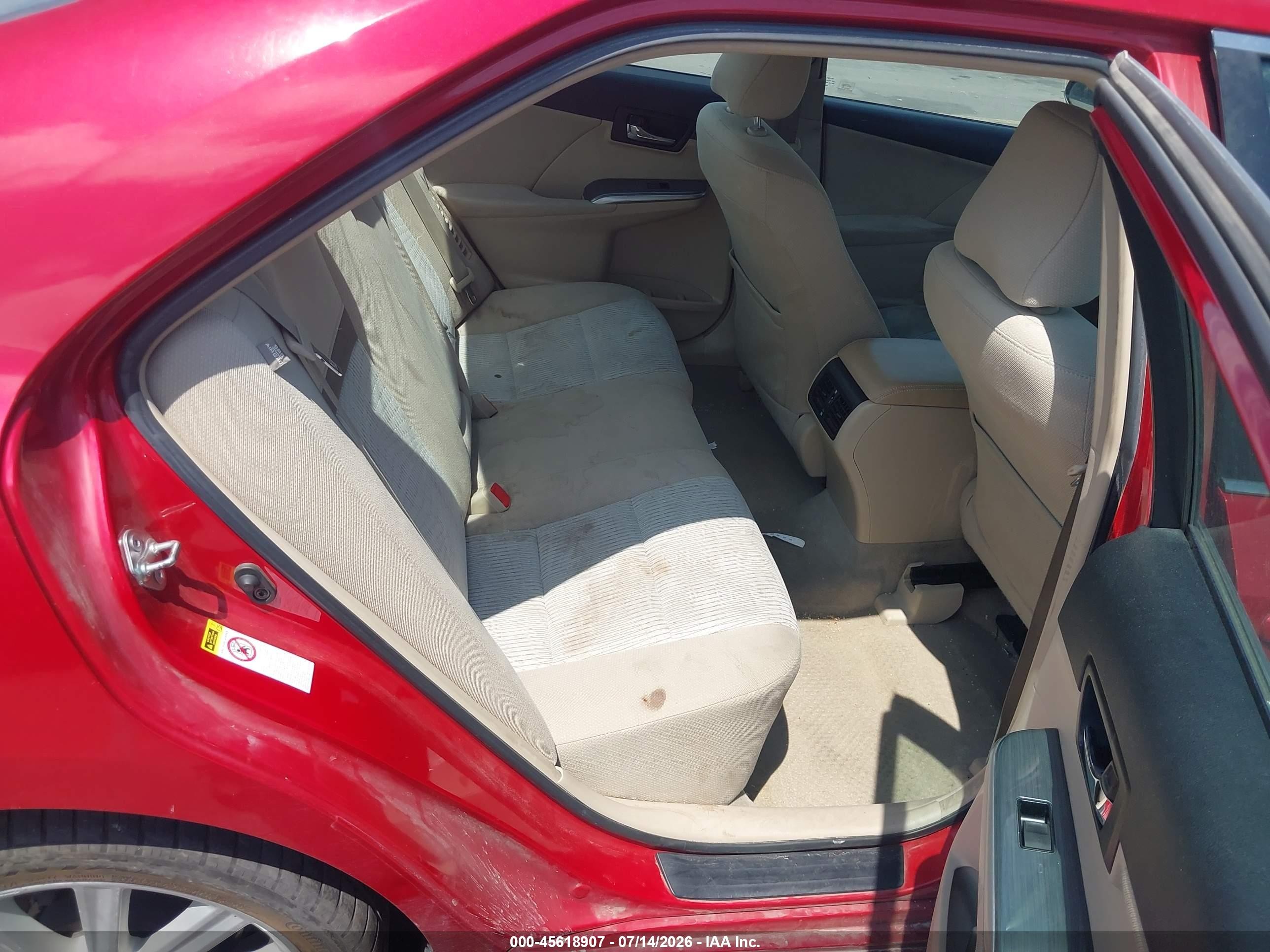 2012 Toyota Camry Hybrid Xle Red vin: 4T1BD1FK9CU061349