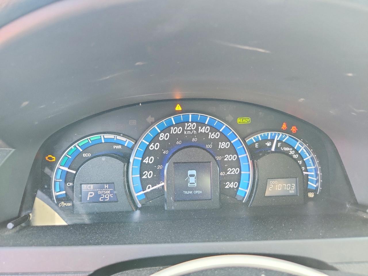 2013 Toyota Camry Hybrid Le Gray vin: 4T1BD1FK9DU065676