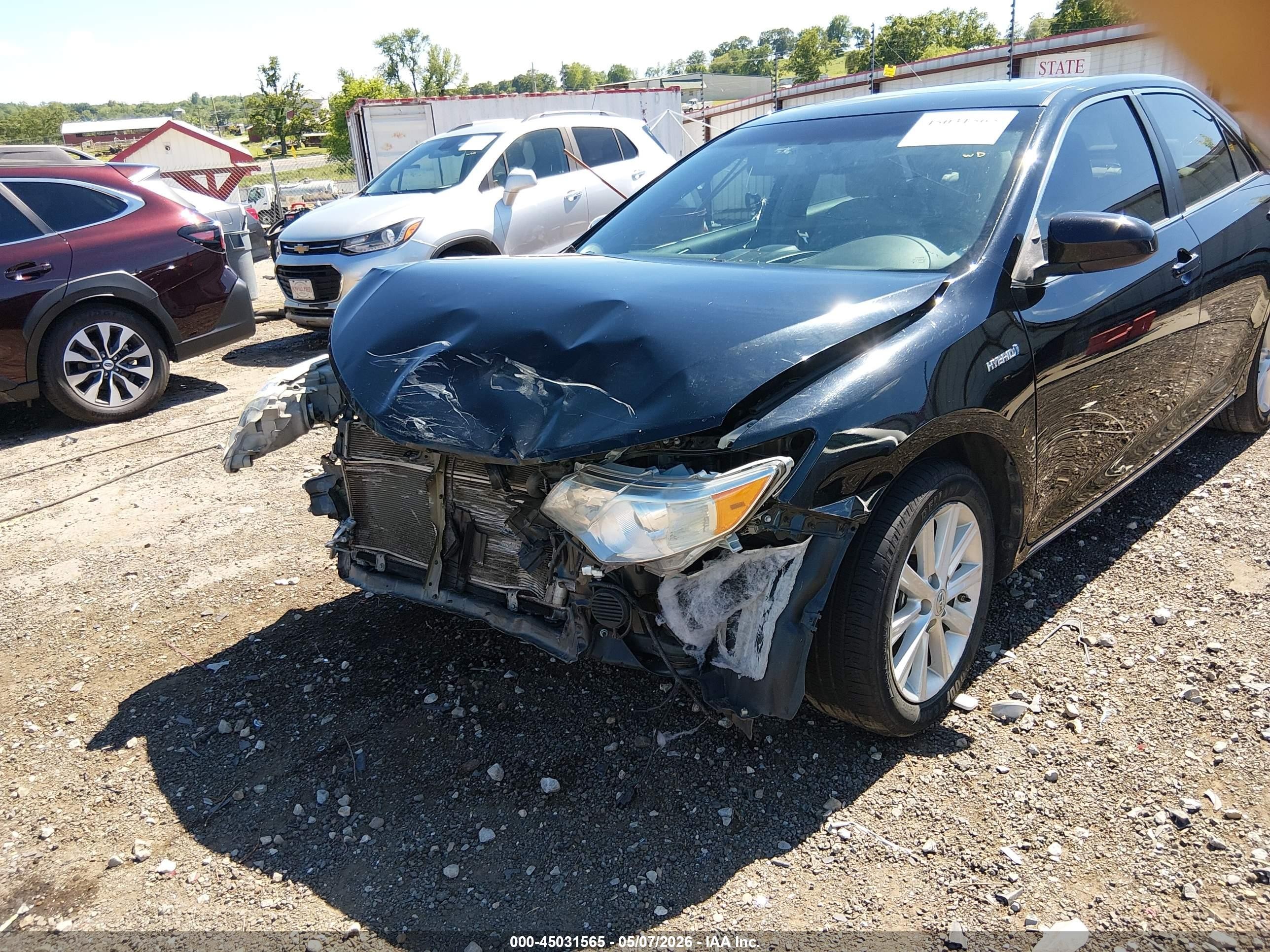 2013 Toyota Camry Hybrid Xle Black vin: 4T1BD1FK9DU074040