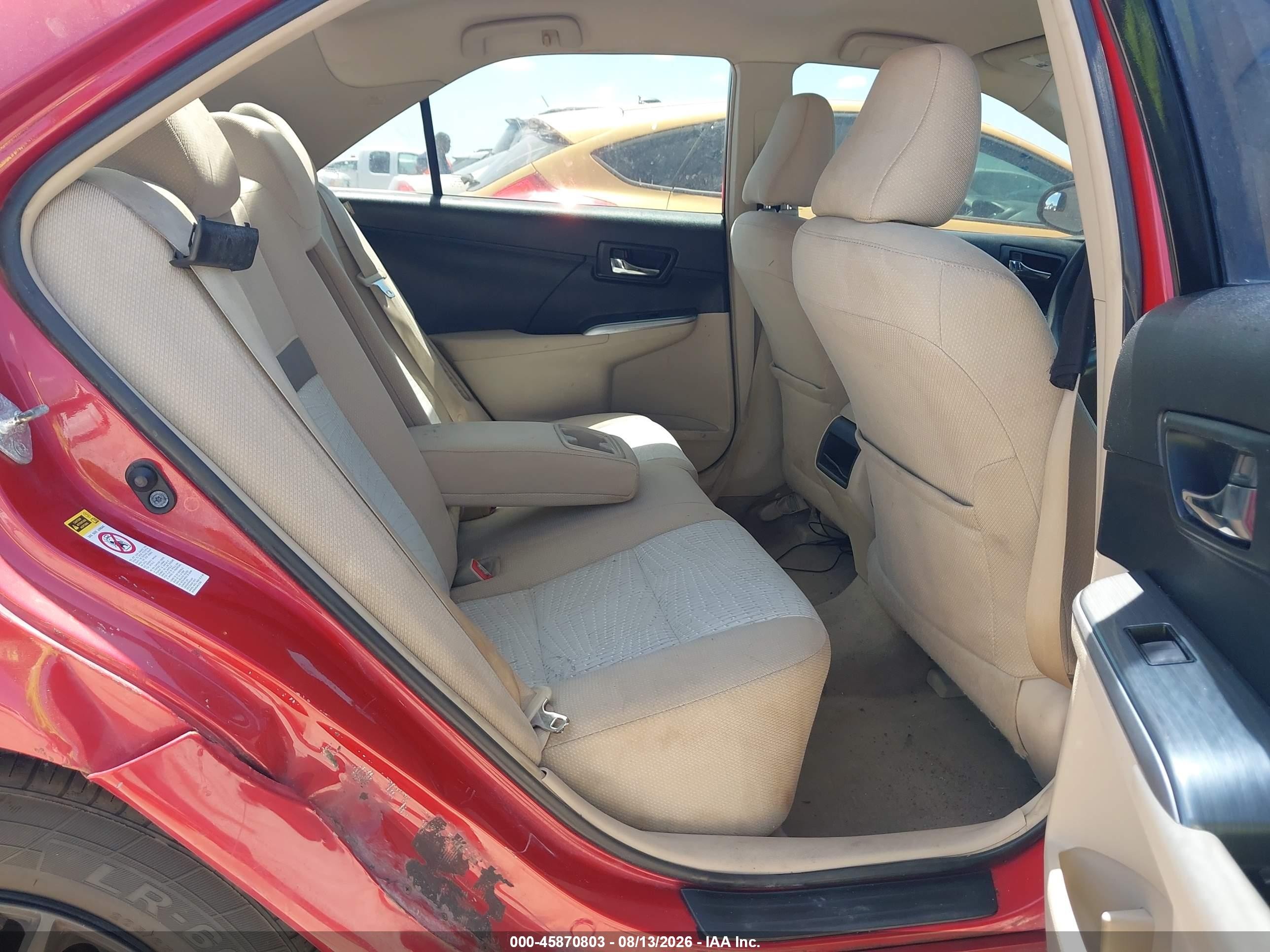 2013 Toyota Camry Hybrid Le Red vin: 4T1BD1FK9DU074264
