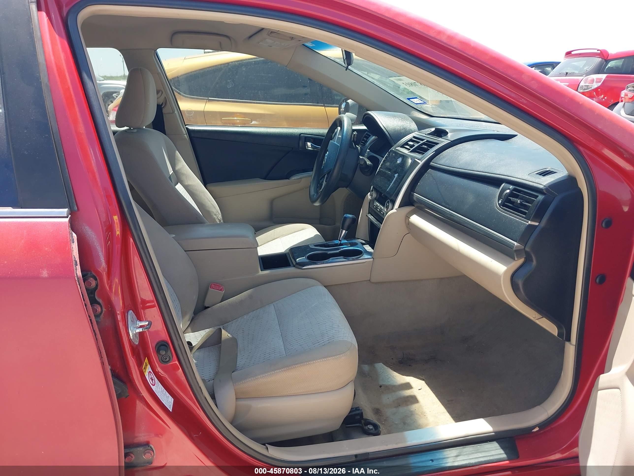 2013 Toyota Camry Hybrid Le Red vin: 4T1BD1FK9DU074264