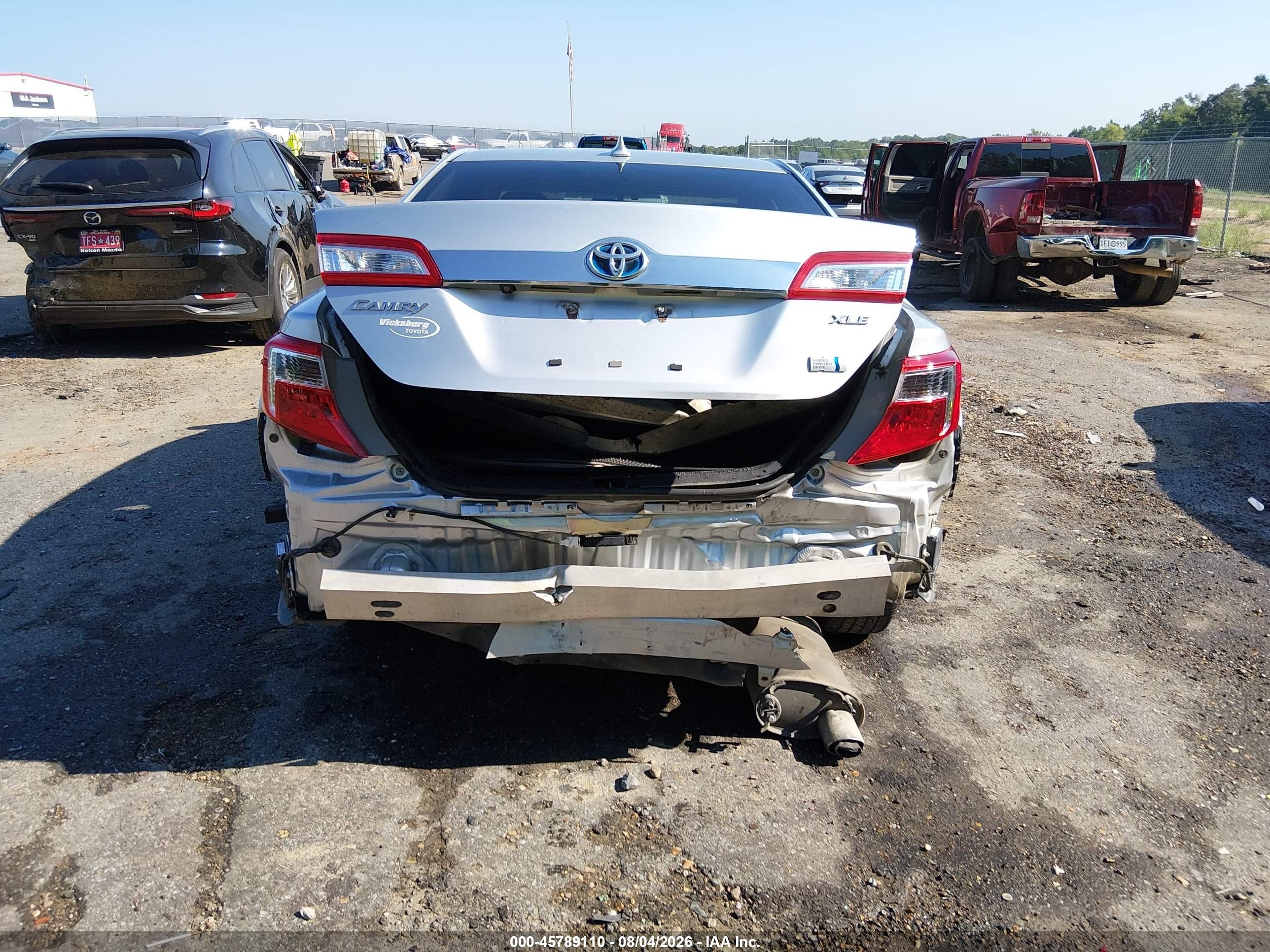 2013 Toyota Camry Hybrid Xle Серебряный vin: 4T1BD1FK9DU074295