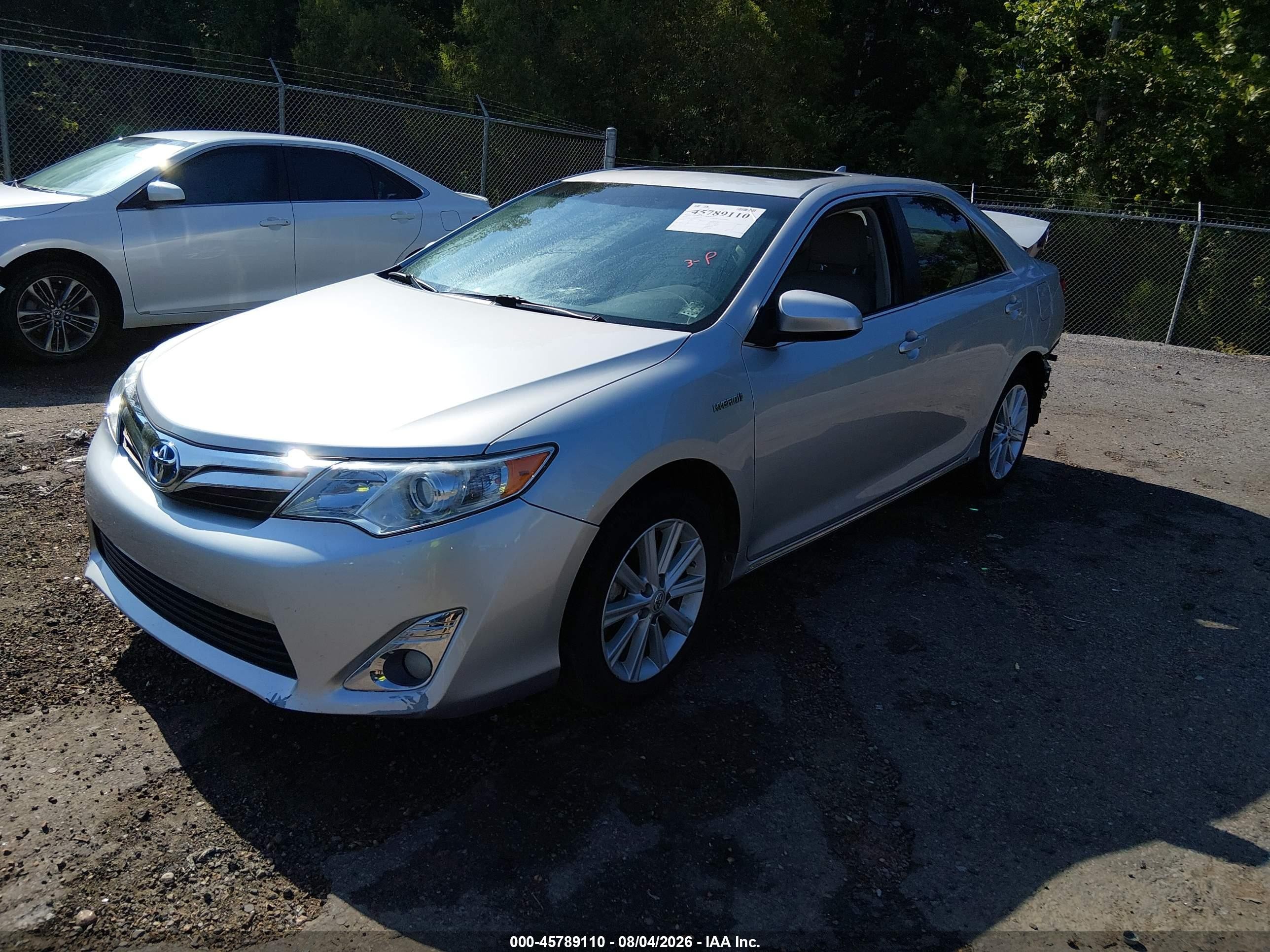 2013 Toyota Camry Hybrid Xle Серебряный vin: 4T1BD1FK9DU074295