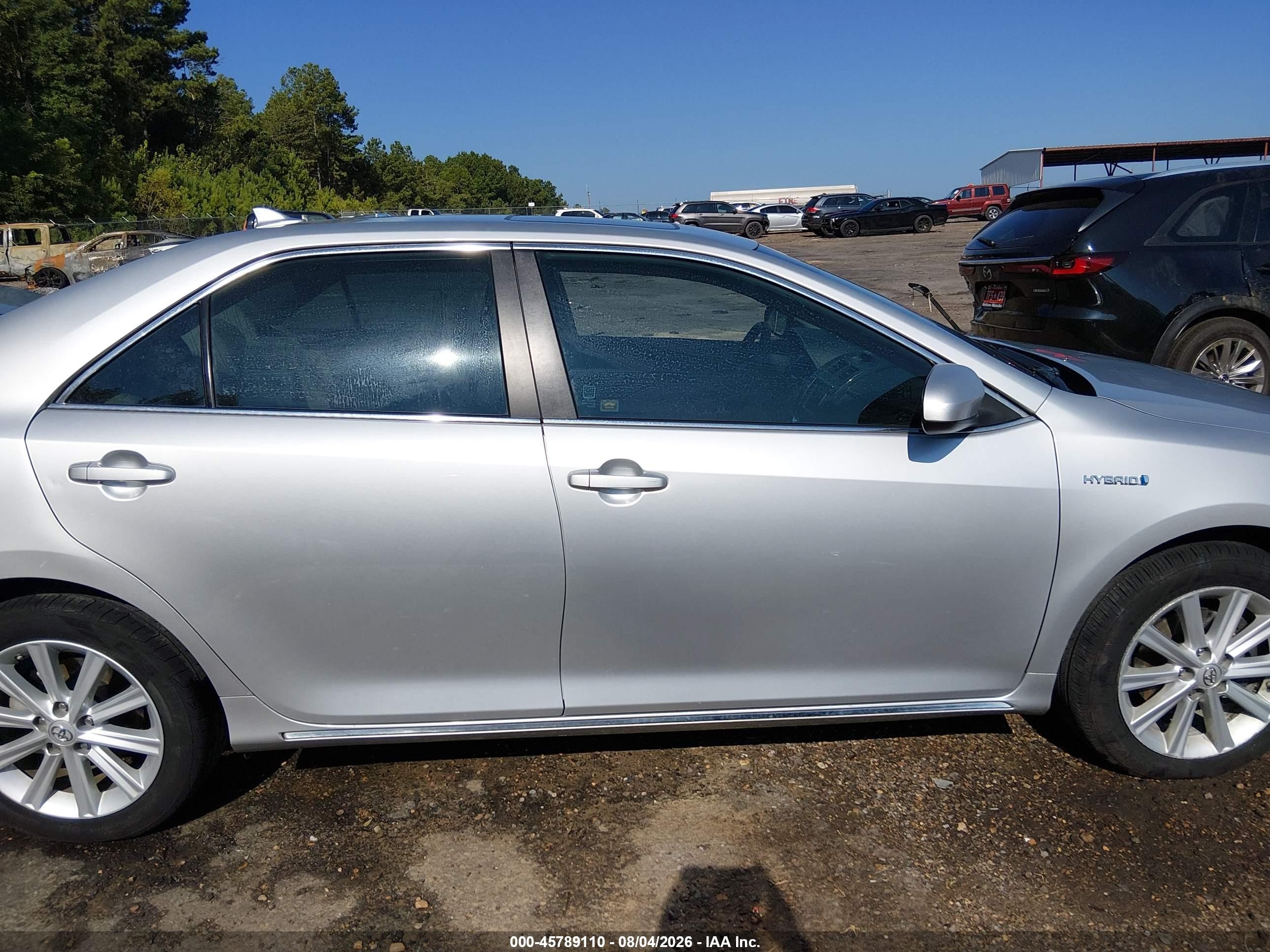 2013 Toyota Camry Hybrid Xle Серебряный vin: 4T1BD1FK9DU074295