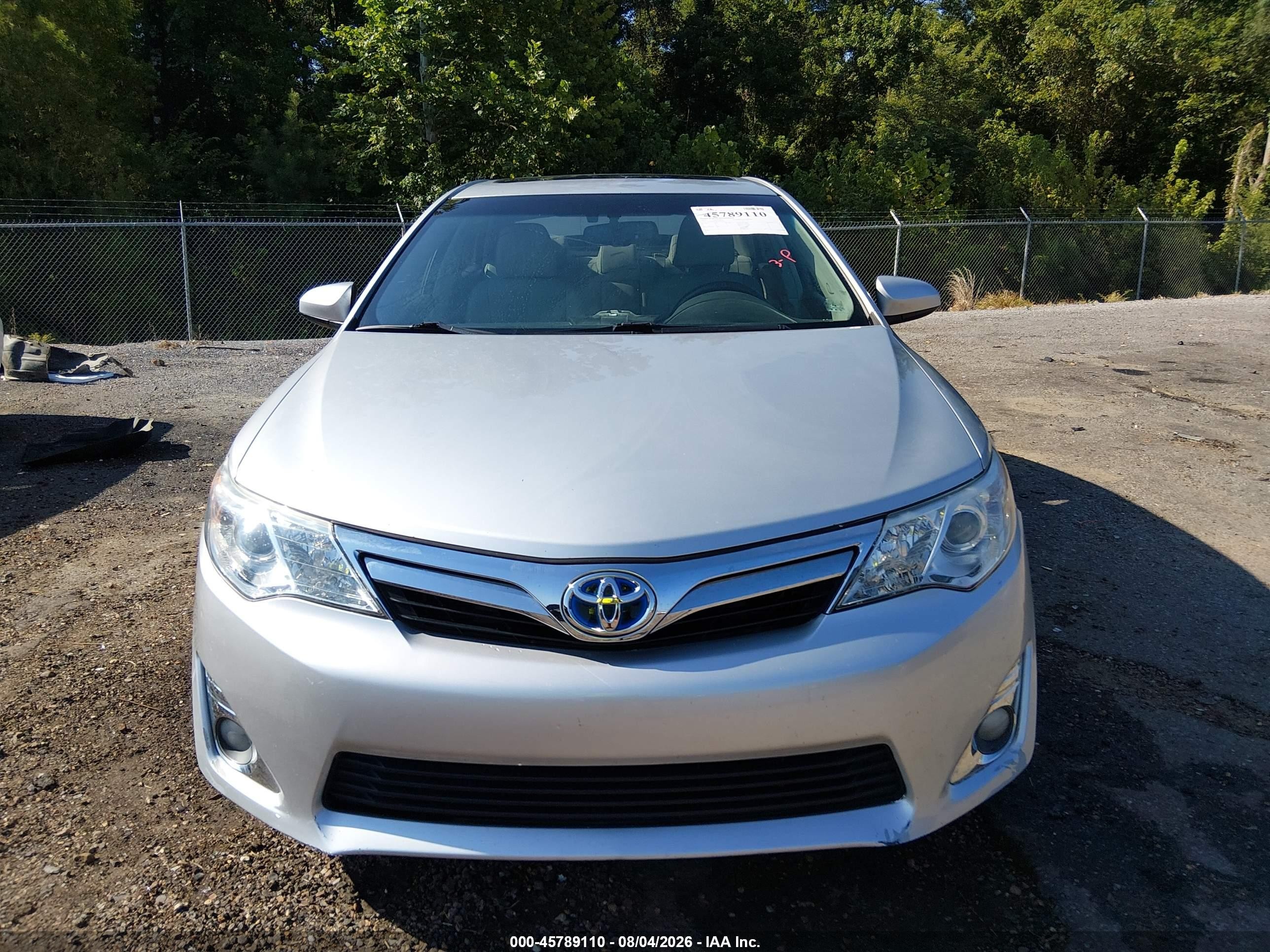 2013 Toyota Camry Hybrid Xle Серебряный vin: 4T1BD1FK9DU074295