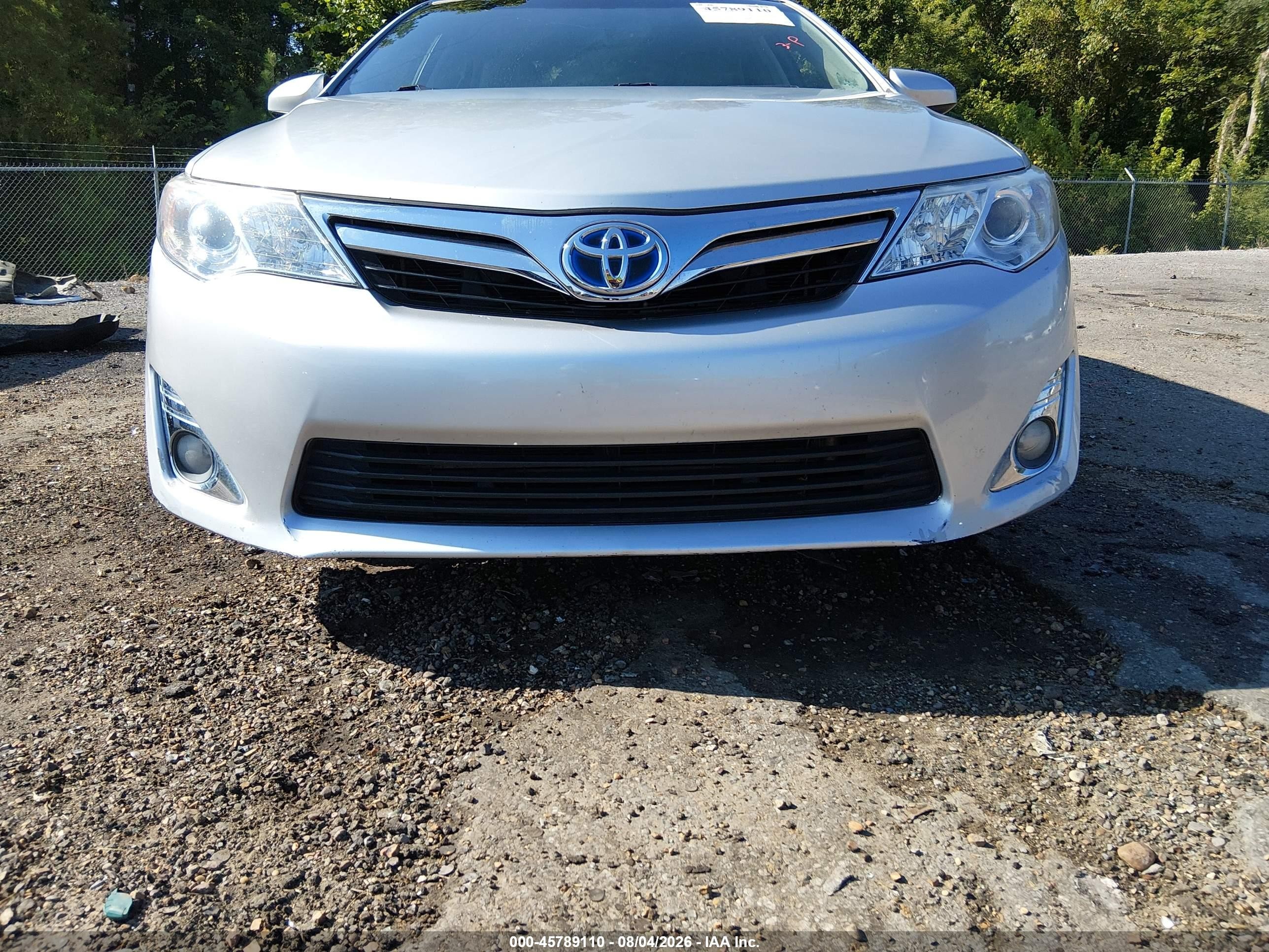 2013 Toyota Camry Hybrid Xle Серебряный vin: 4T1BD1FK9DU074295