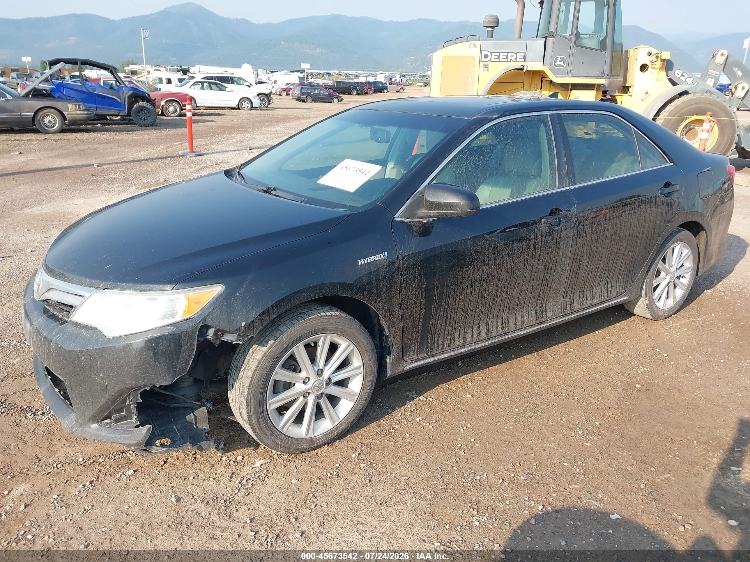 2013 Toyota Camry Hybrid Xle Черный vin: 4T1BD1FK9DU077701