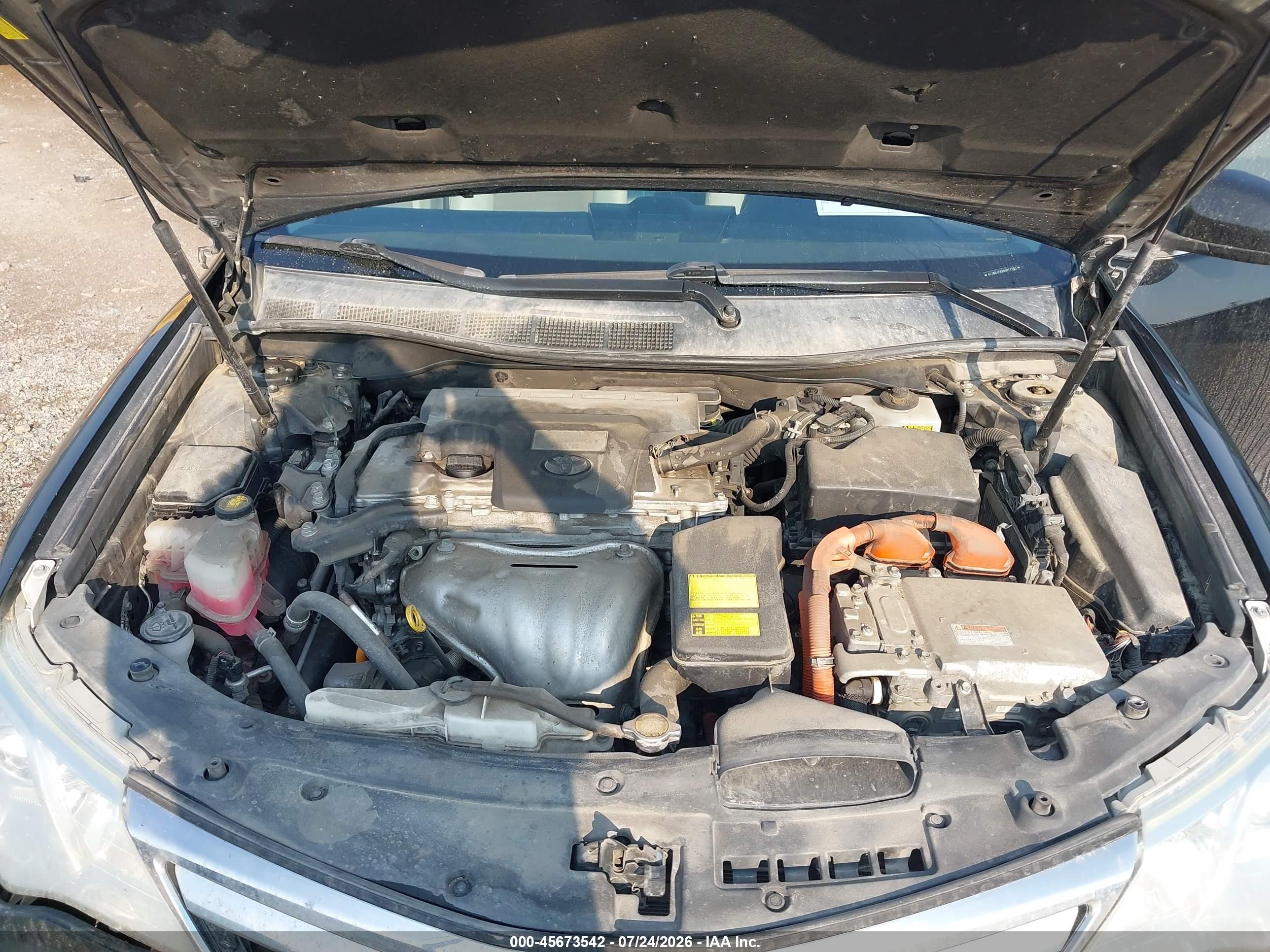 2013 Toyota Camry Hybrid Xle Черный vin: 4T1BD1FK9DU077701