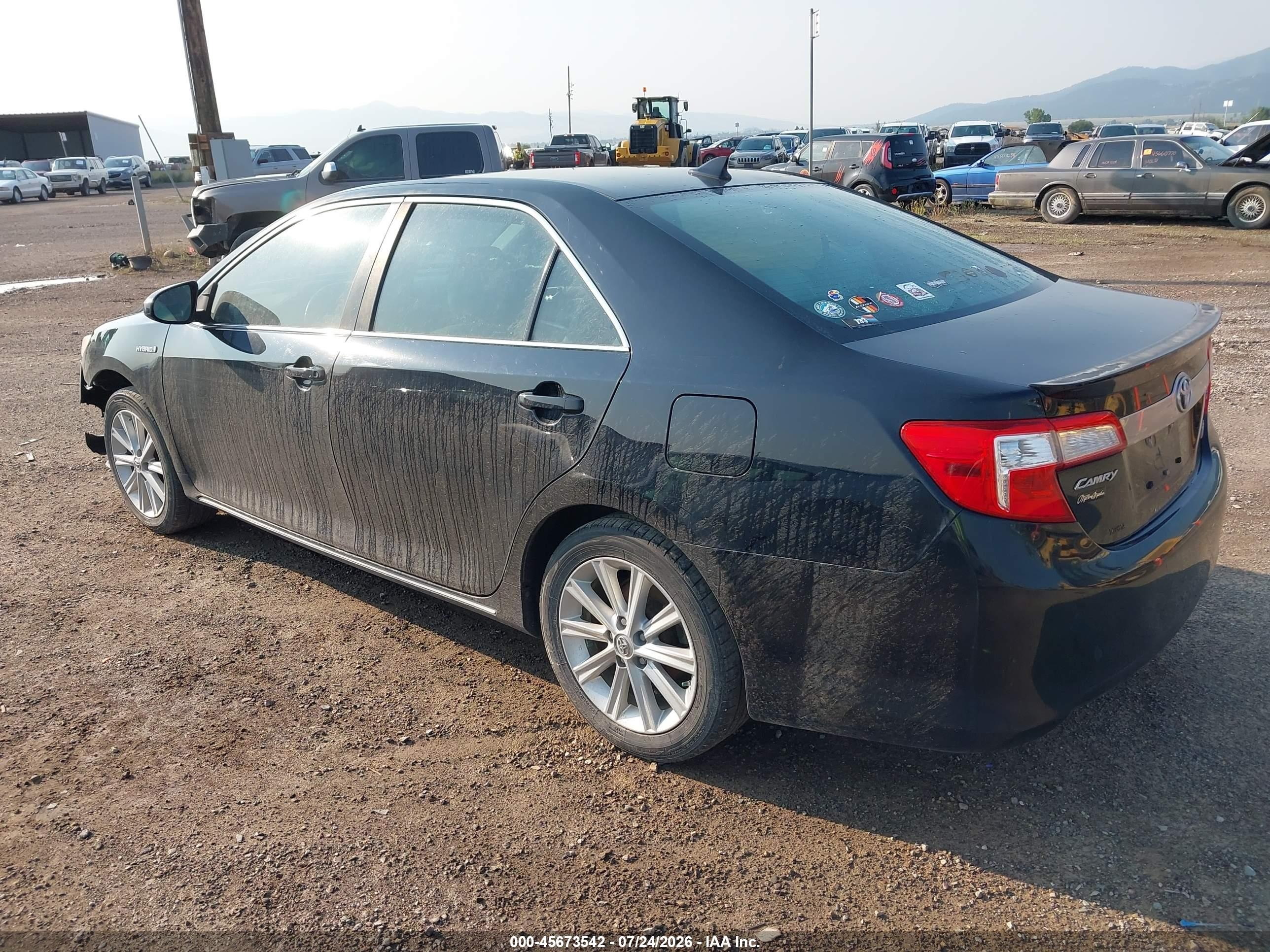 2013 Toyota Camry Hybrid Xle Черный vin: 4T1BD1FK9DU077701