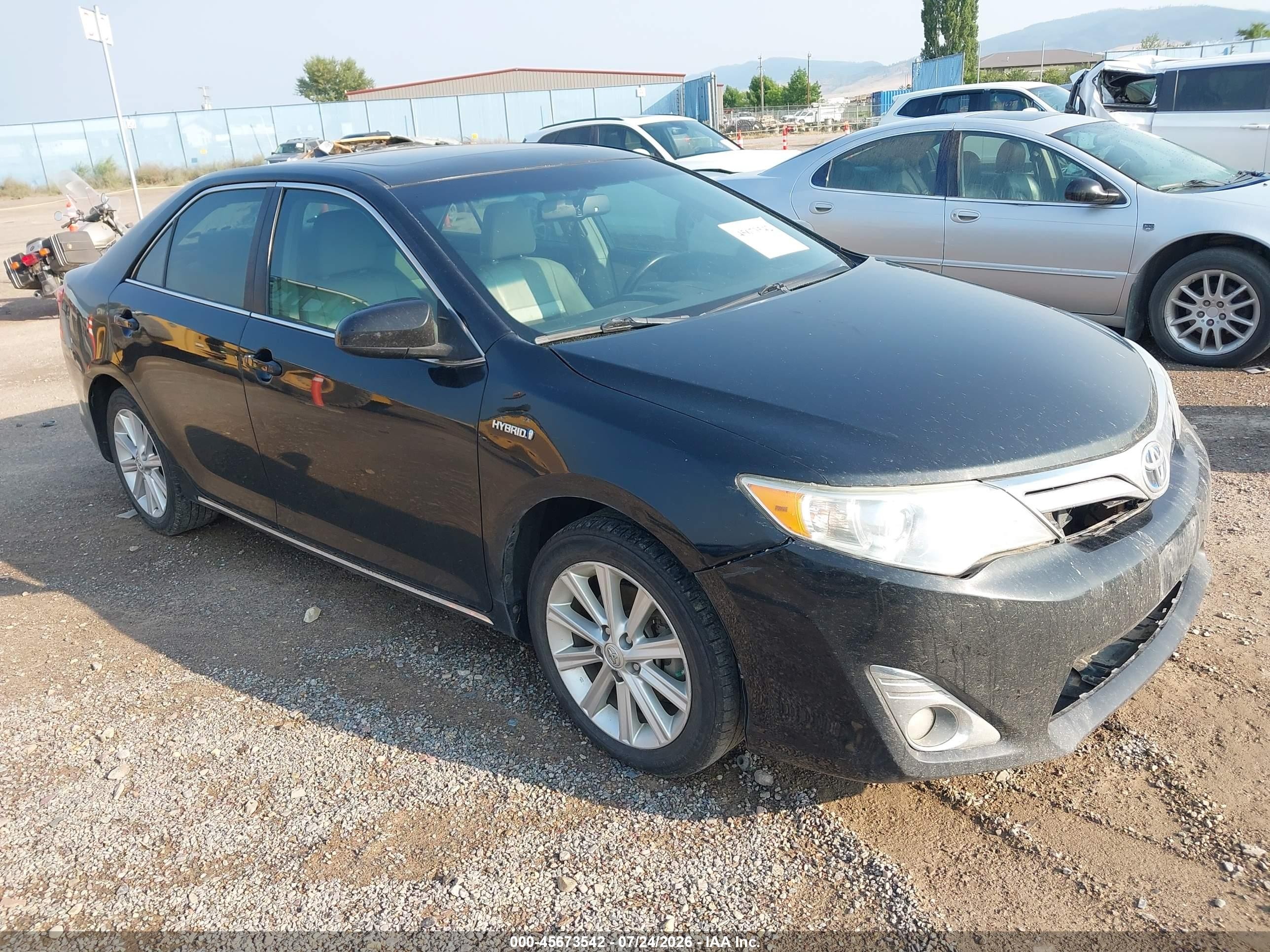 2013 Toyota Camry Hybrid Xle Черный vin: 4T1BD1FK9DU077701