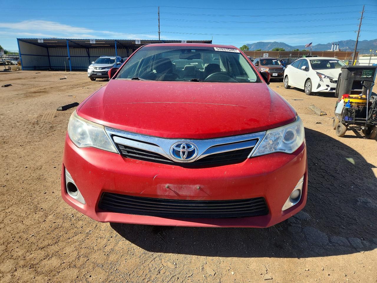 2013 Toyota Camry Hybrid Xle Красный vin: 4T1BD1FK9DU079822