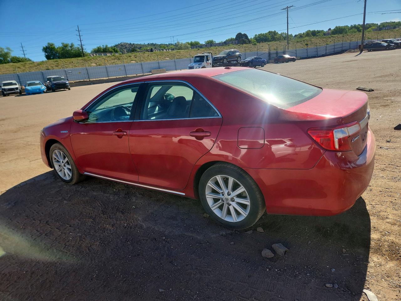 2013 Toyota Camry Hybrid Xle Красный vin: 4T1BD1FK9DU079822