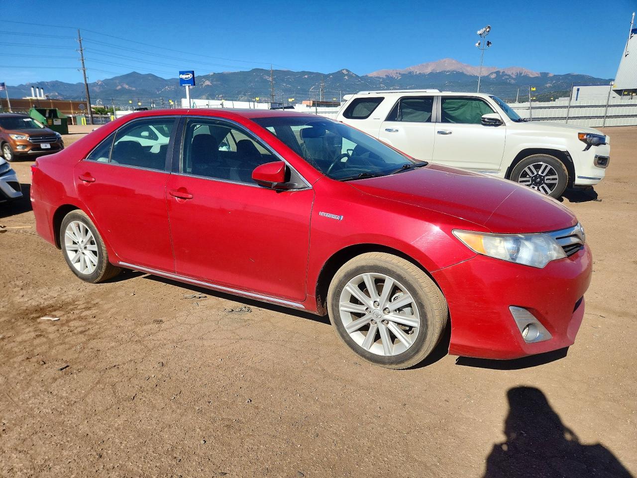 2013 Toyota Camry Hybrid Xle Красный vin: 4T1BD1FK9DU079822