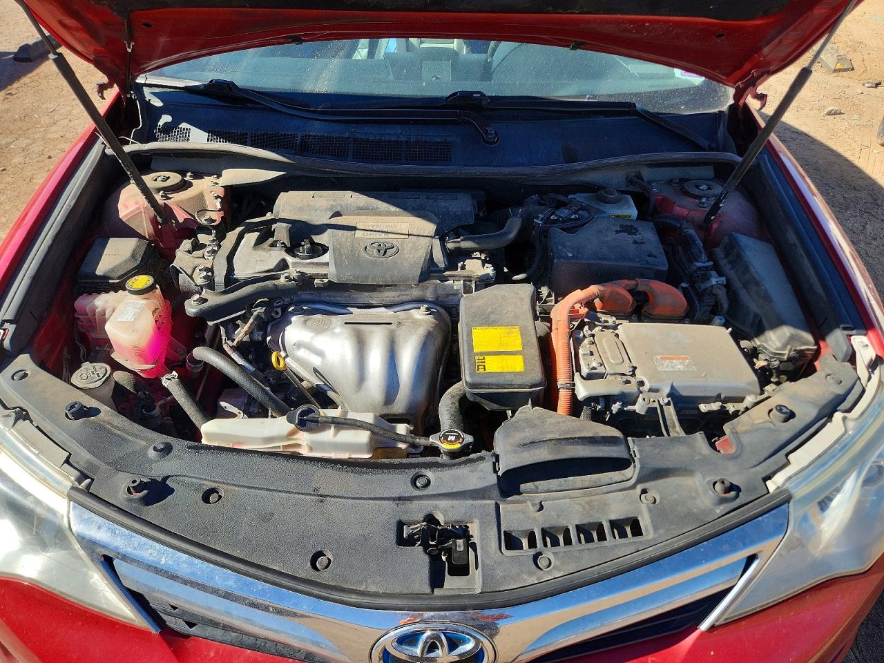 2013 Toyota Camry Hybrid Xle Красный vin: 4T1BD1FK9DU079822