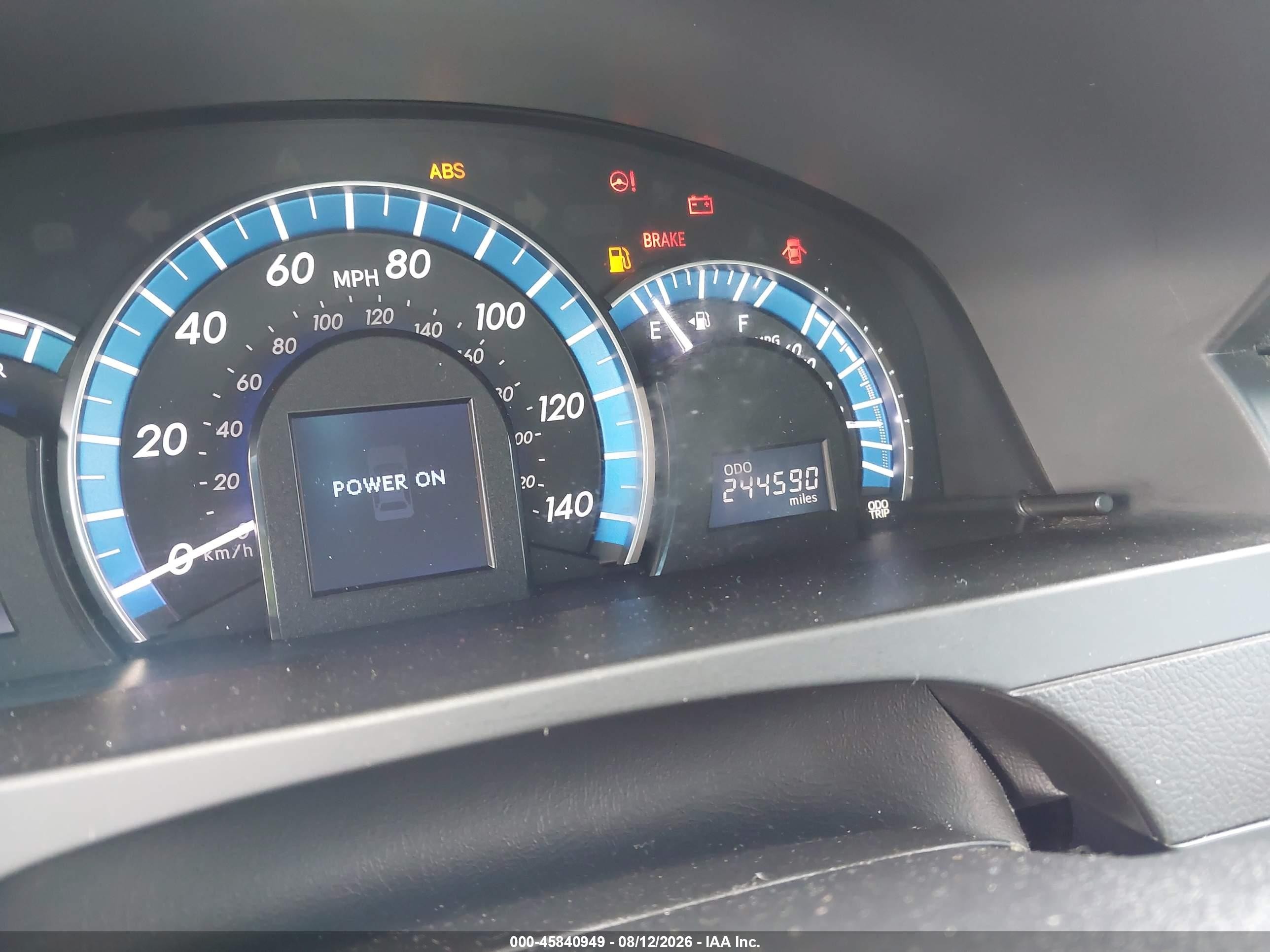 2013 Toyota Camry Hybrid Le Gray vin: 4T1BD1FK9DU083501
