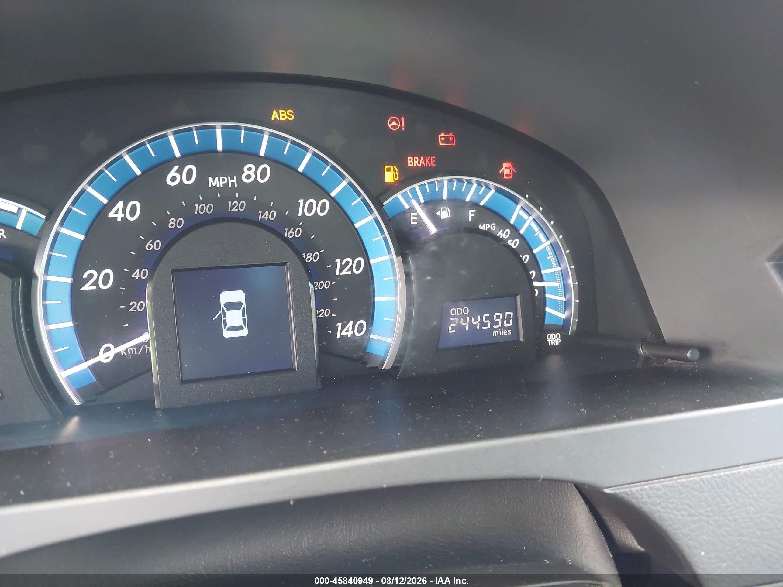 2013 Toyota Camry Hybrid Le Gray vin: 4T1BD1FK9DU083501