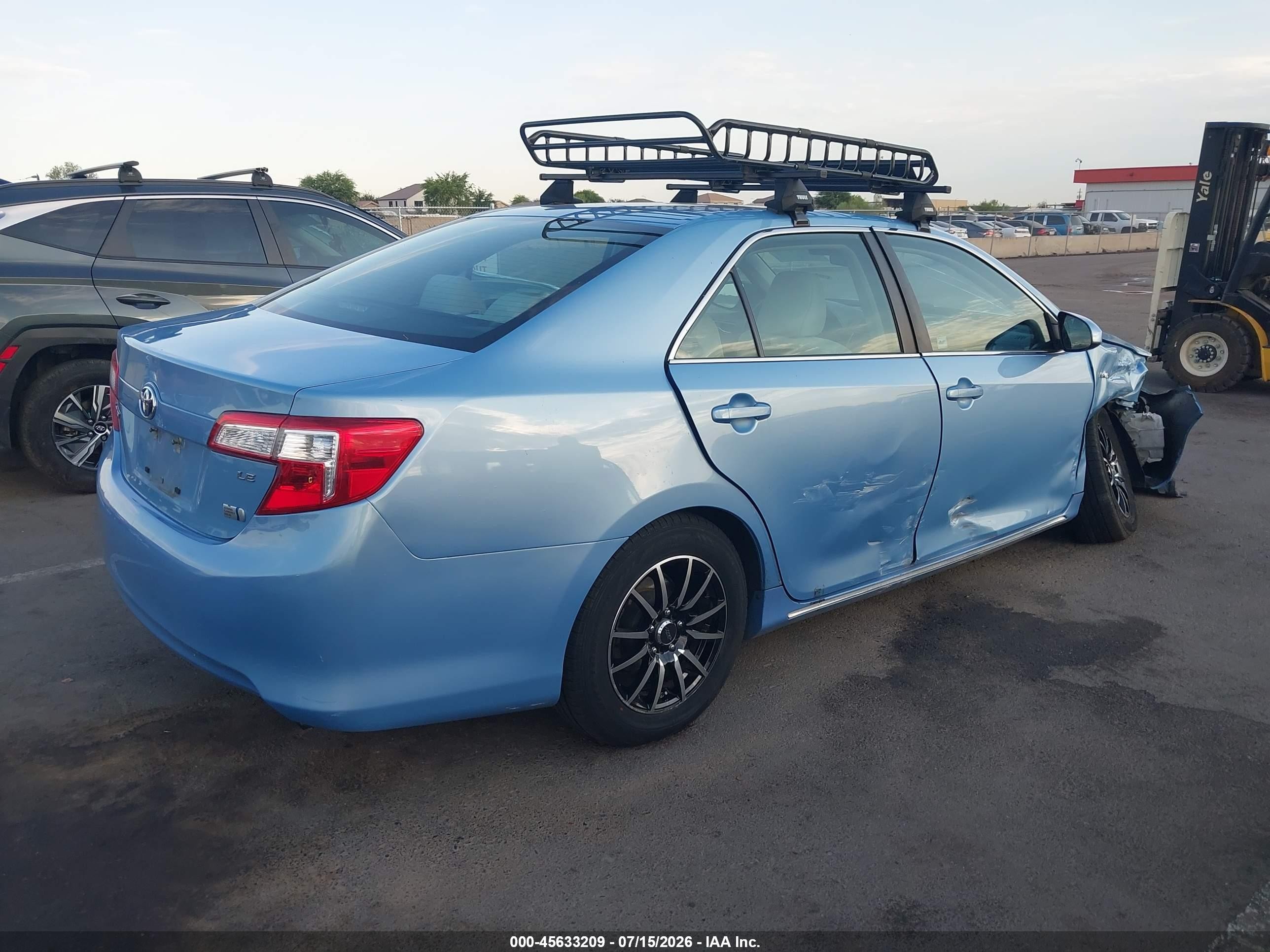 2013 Toyota Camry Hybrid Le Light Blue vin: 4T1BD1FK9DU086639