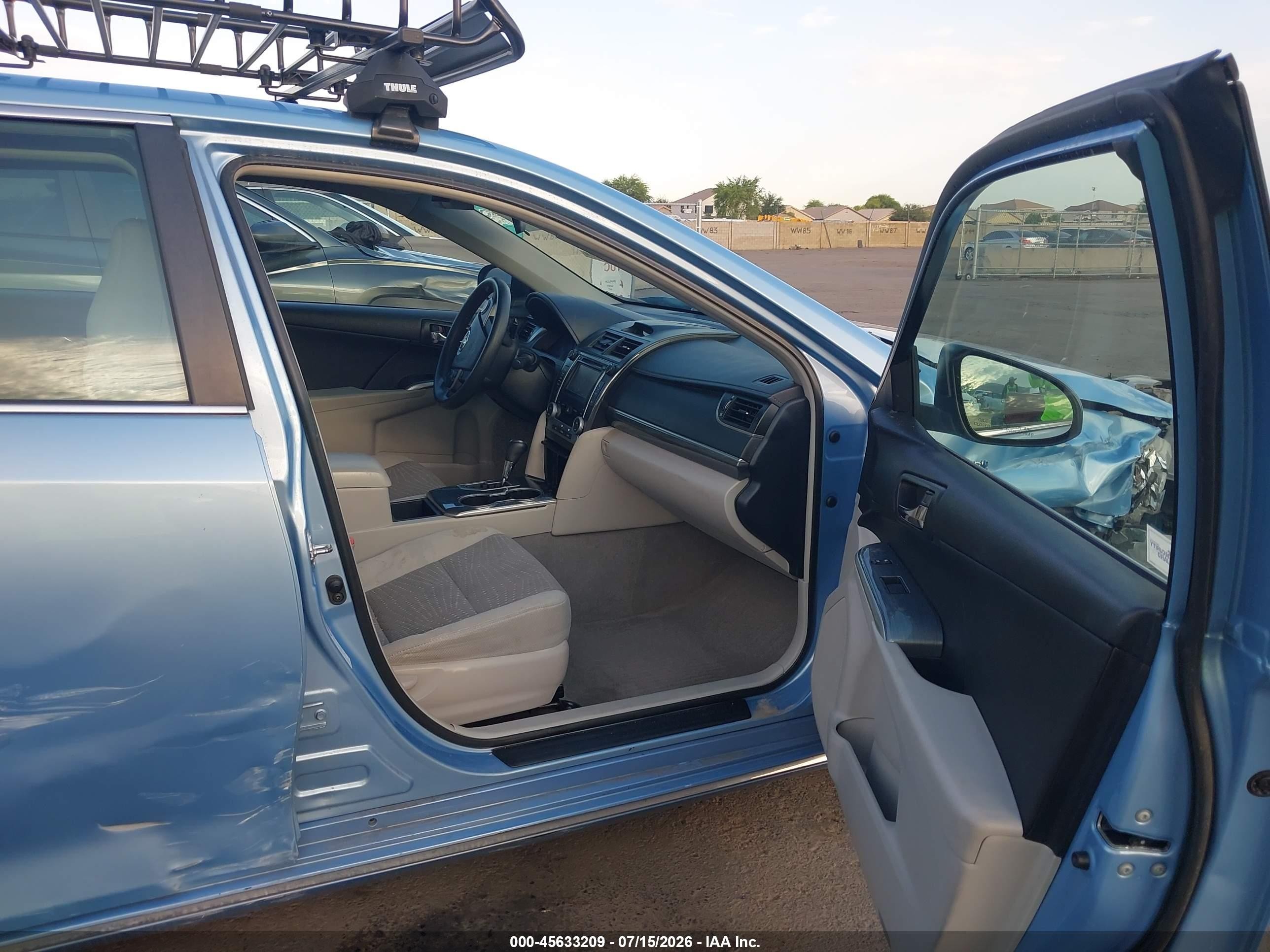 2013 Toyota Camry Hybrid Le Light Blue vin: 4T1BD1FK9DU086639