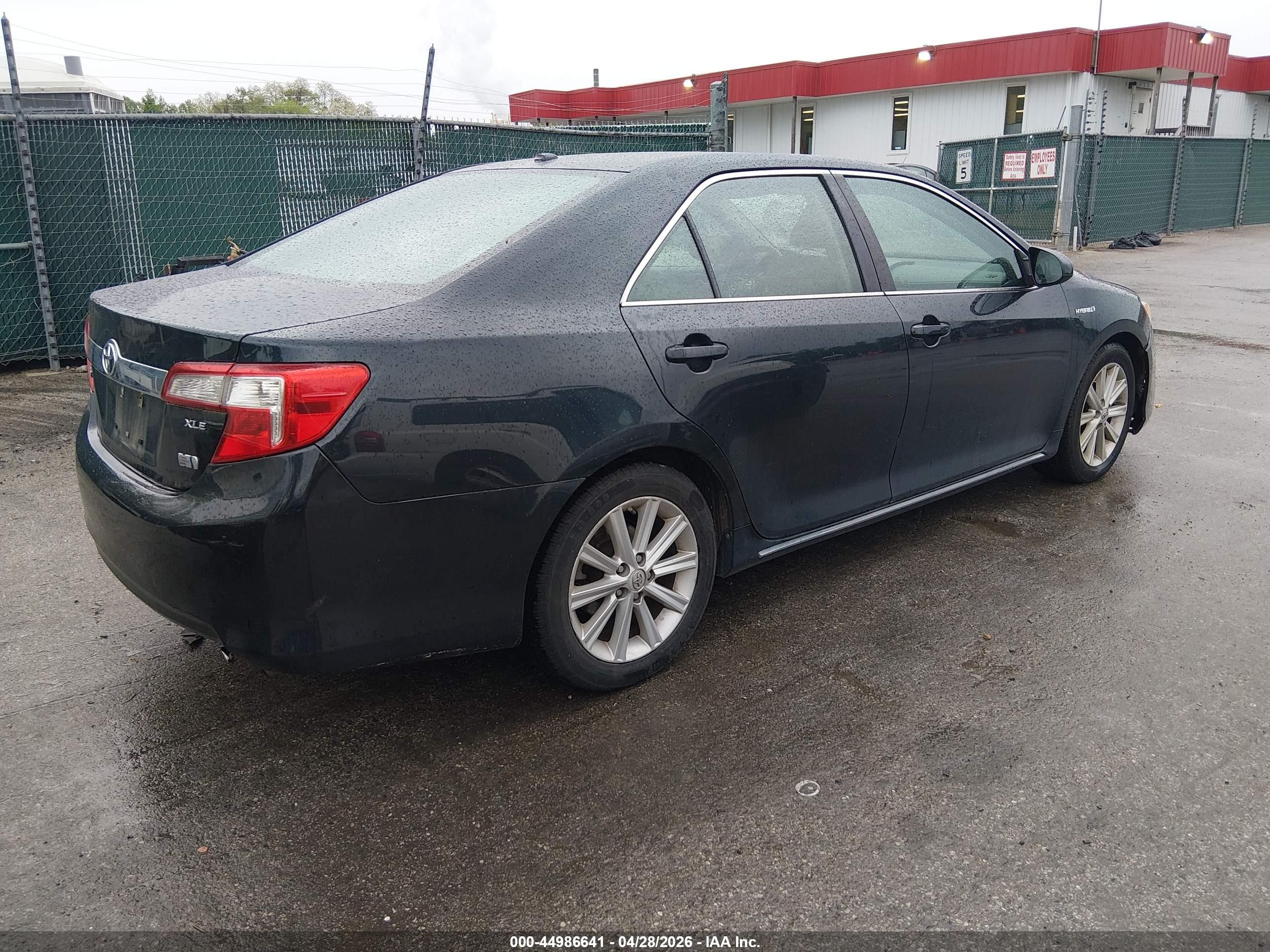 2013 Toyota Camry Hybrid Xle Black vin: 4T1BD1FK9DU089797