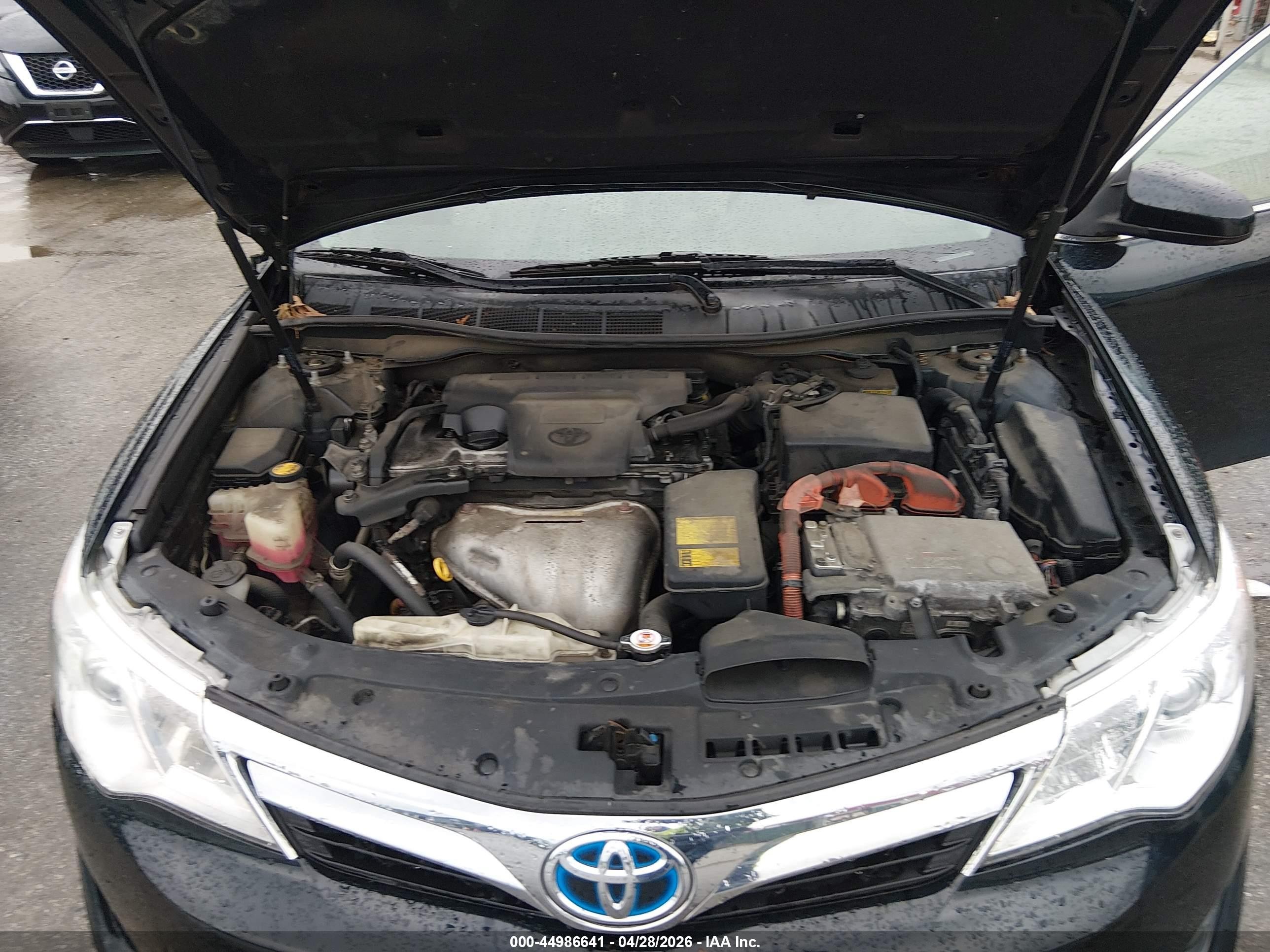 2013 Toyota Camry Hybrid Xle Black vin: 4T1BD1FK9DU089797