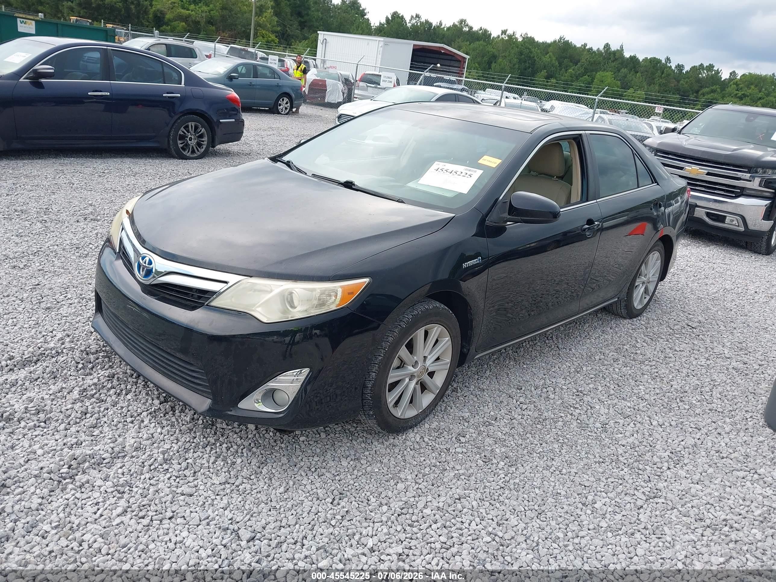 2013 Toyota Camry Hybrid Xle Black vin: 4T1BD1FK9DU092697