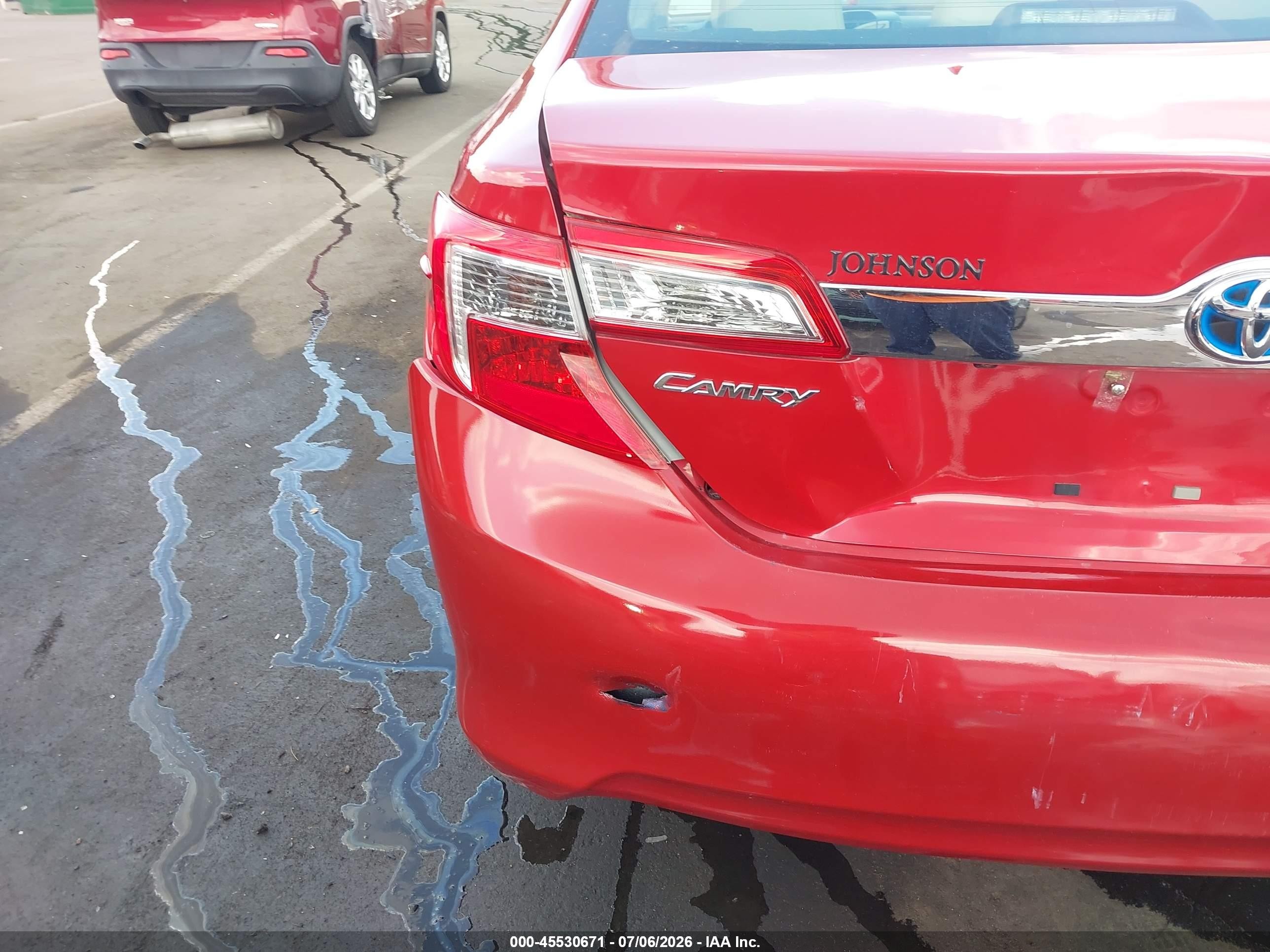2013 Toyota Camry Hybrid Xle Maroon vin: 4T1BD1FK9DU093543