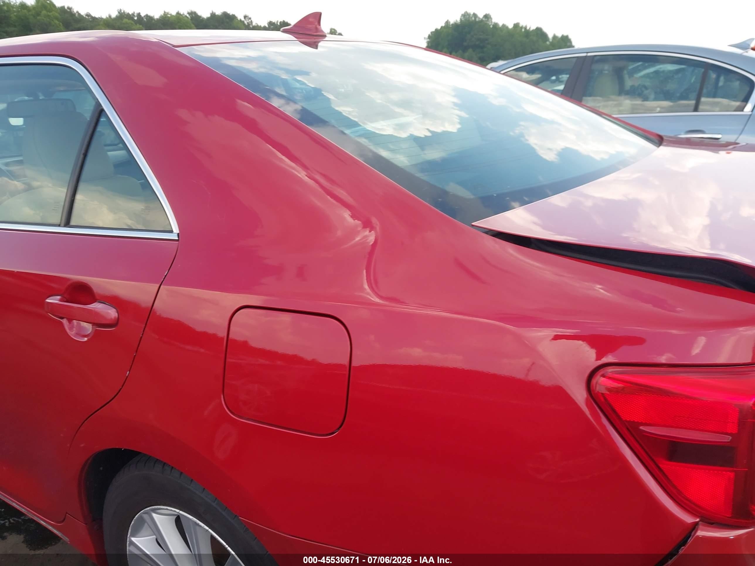 2013 Toyota Camry Hybrid Xle Maroon vin: 4T1BD1FK9DU093543