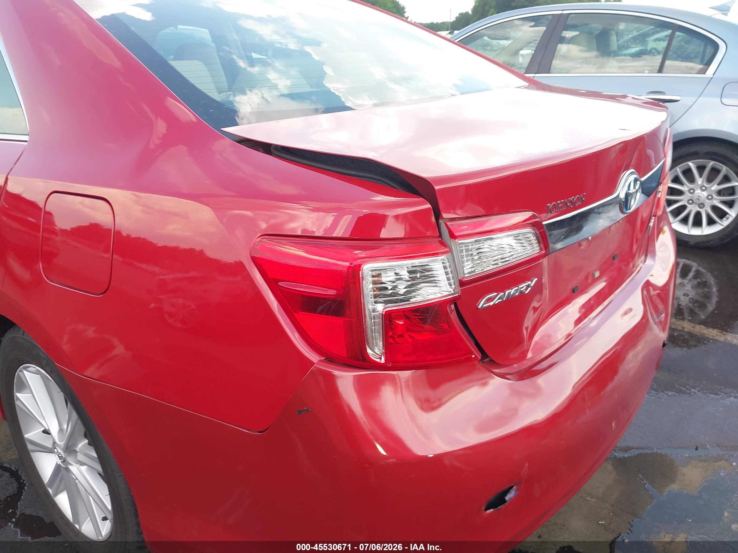 2013 Toyota Camry Hybrid Xle Maroon vin: 4T1BD1FK9DU093543